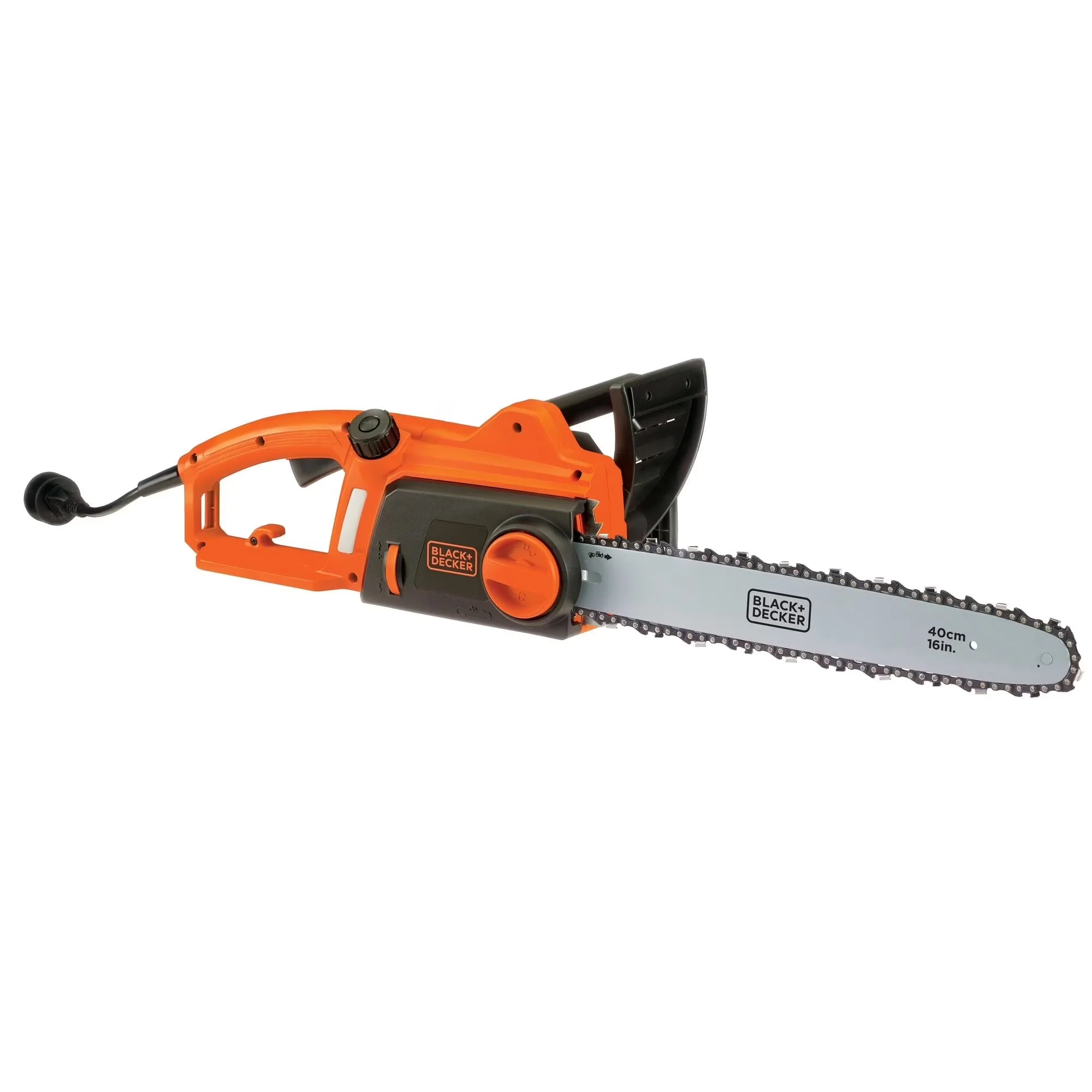 Chainsaw Compact with Tool-Less Chain Tensioning, Automatic Chain Oiler, Auto-Oiling - Black Model 3BB3E1