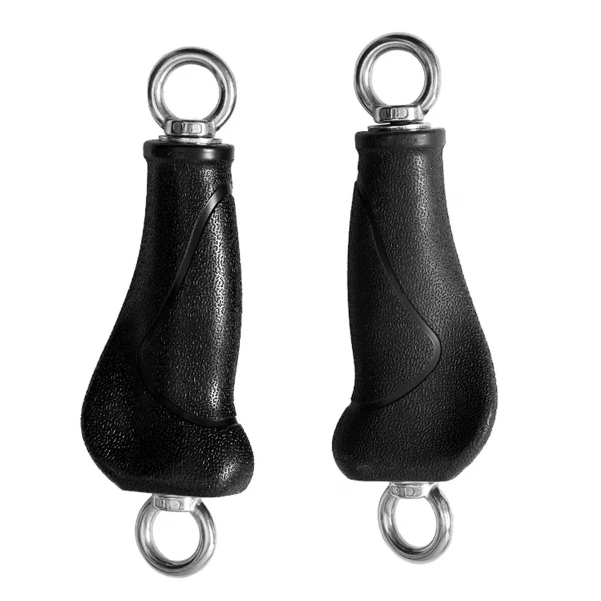 Home Gym Accessory Reliable with Heavy Duty, Pull Up Hand Grips, Gym Exercise Grip - Pp+Metal+Stainless Steel Black Model 1A0F13