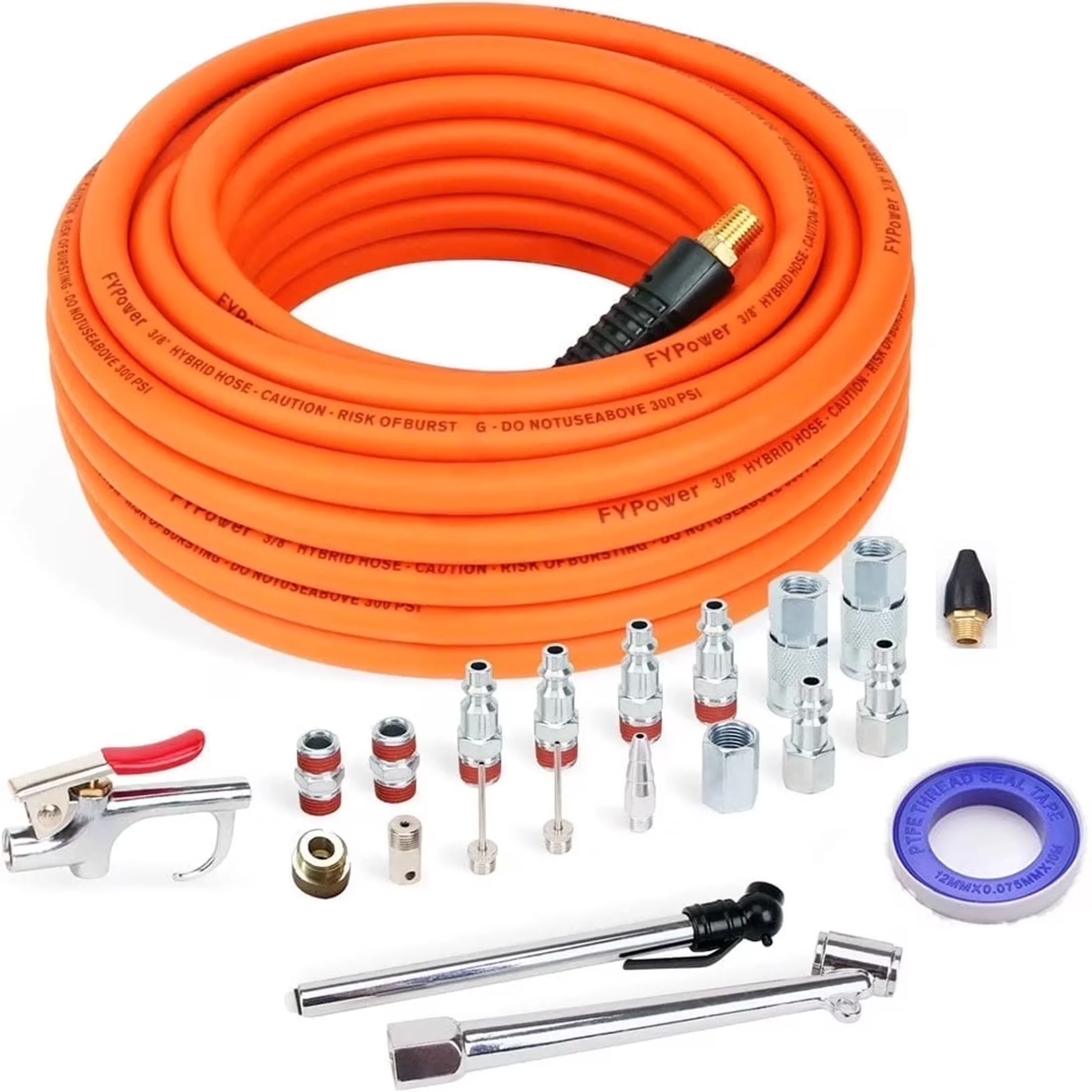 Air Tools Compressor Versatile with Easy Clean, 1/4 inch Fitting, Tool Accessories - Pvc Hose Model 54247A