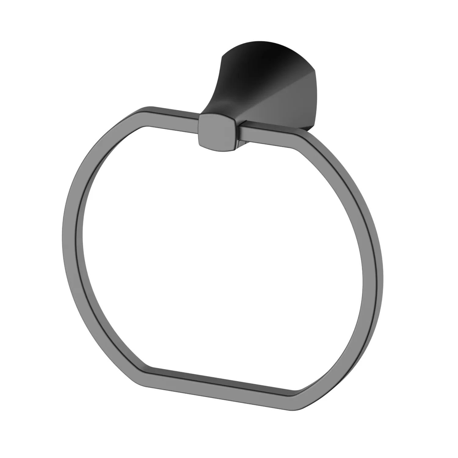 Versatile Bathroom Renovation with Rust Resistant, Modern, Simple Flare 3-Piece Hardware Set - Zinc Alloy Black Model 006449