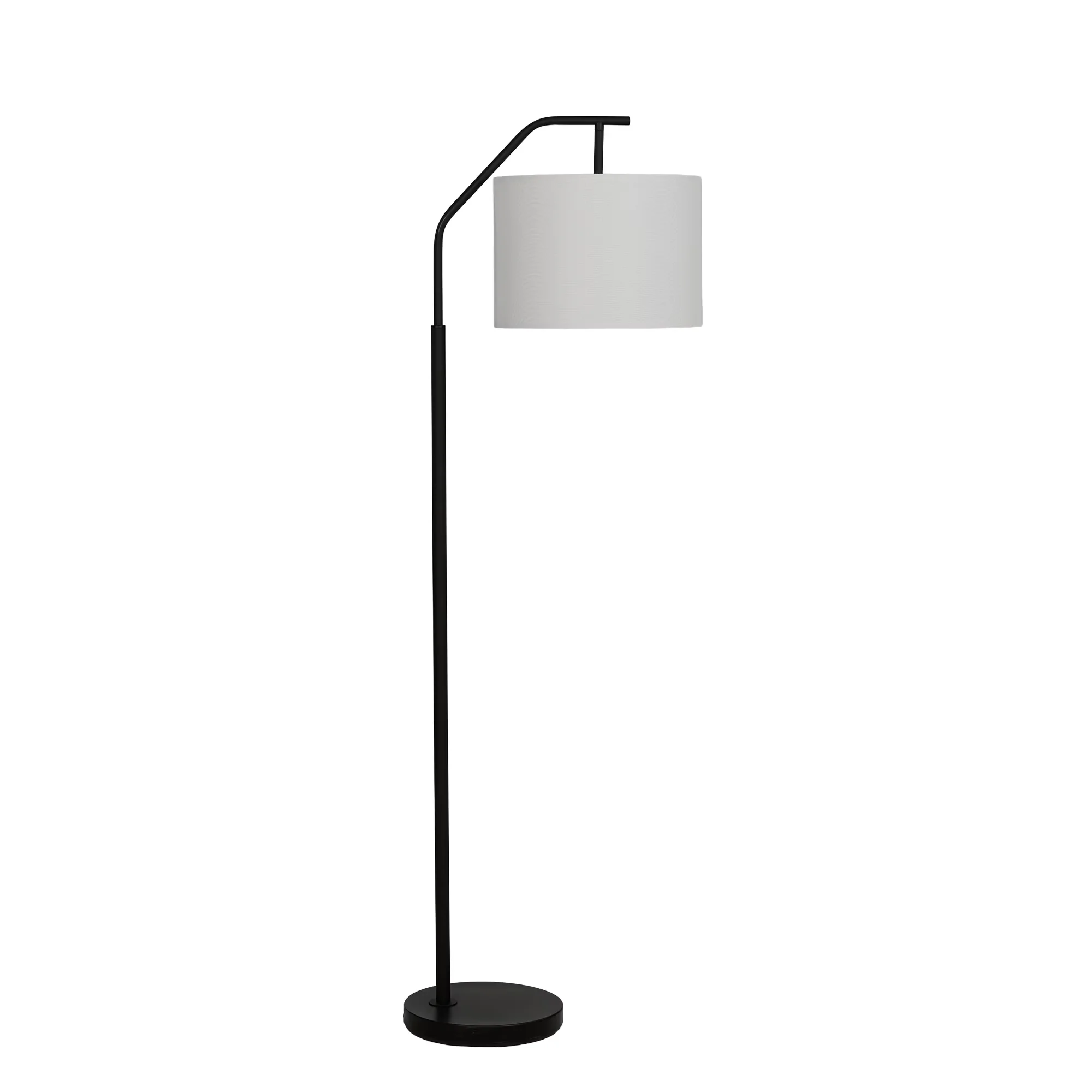 Reliable Floor Lamp with LED, Adjustable Head, Contemporary - Metal; Plastic Black Model E4C9EC