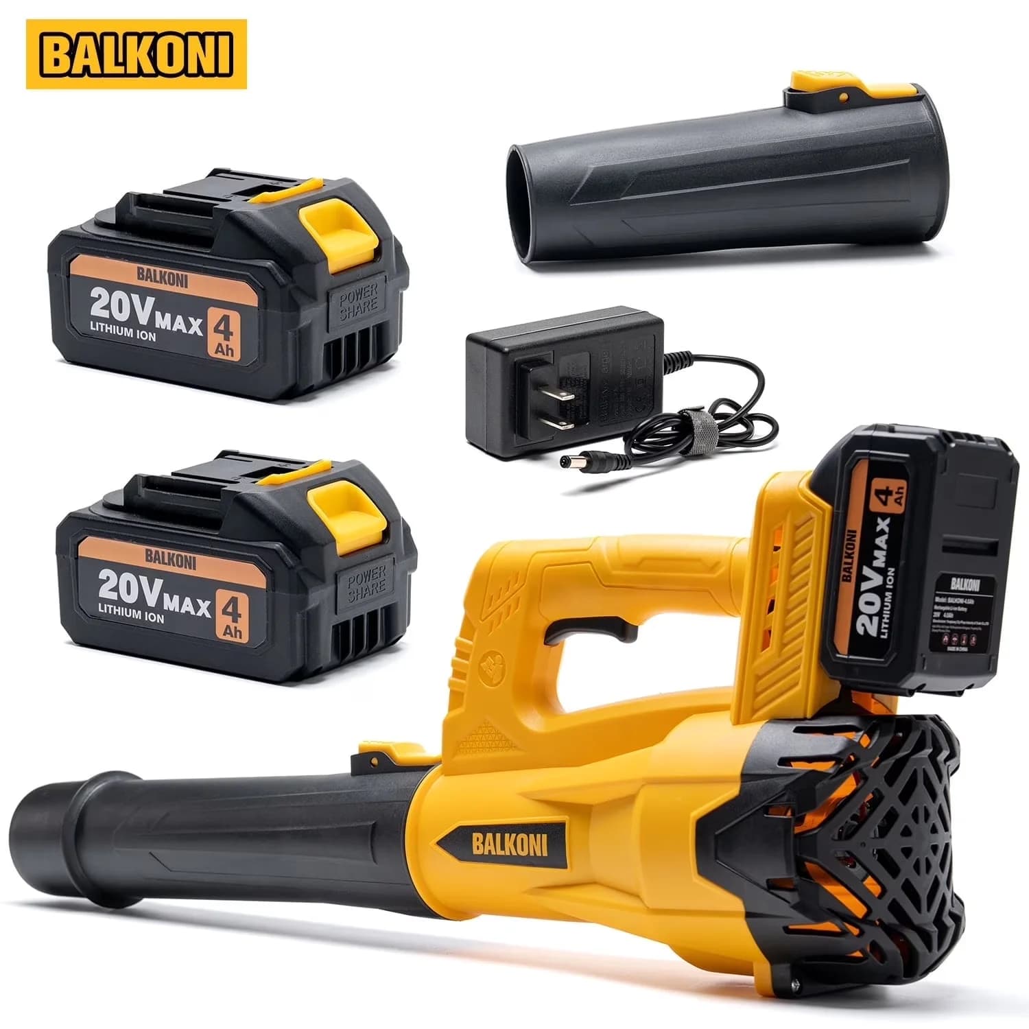 Reliable Leaf Blower with Battery, 20V, Cordless Battery Powered Handheld - Model 7058B0