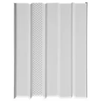 Building Material Modern with Foldable, Panel Thickness: .037"., 8 Panels Per Pack. - White Model E16ED9