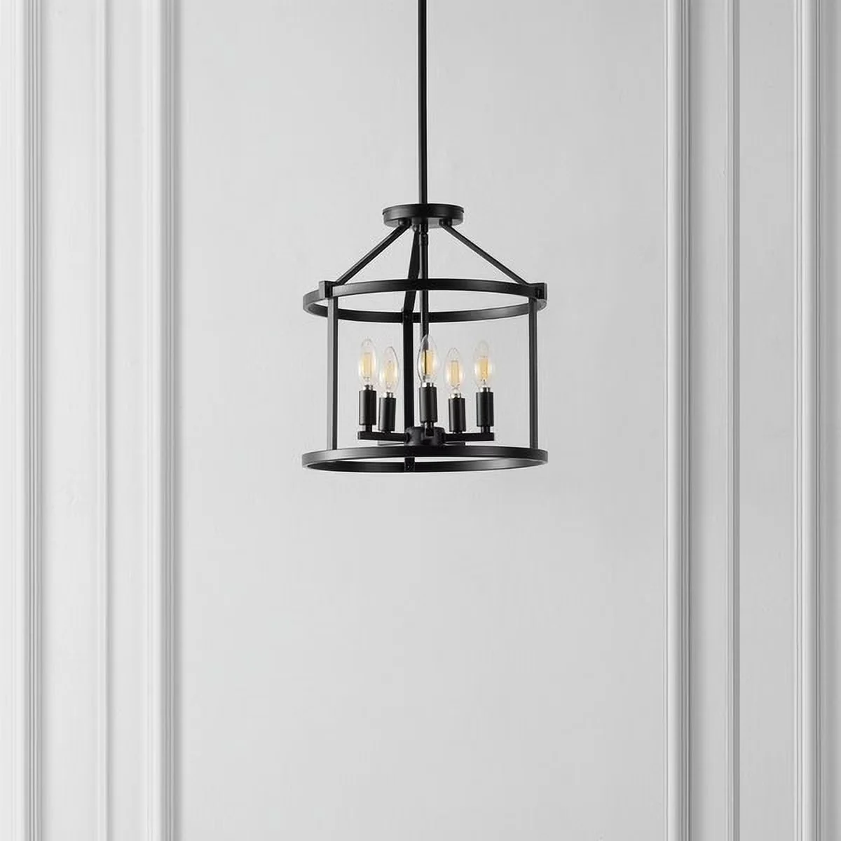 Durable Ceiling Lights Fixture with LED, Modern, Shade - Iron Navassa - Rustic Charm Model 602544