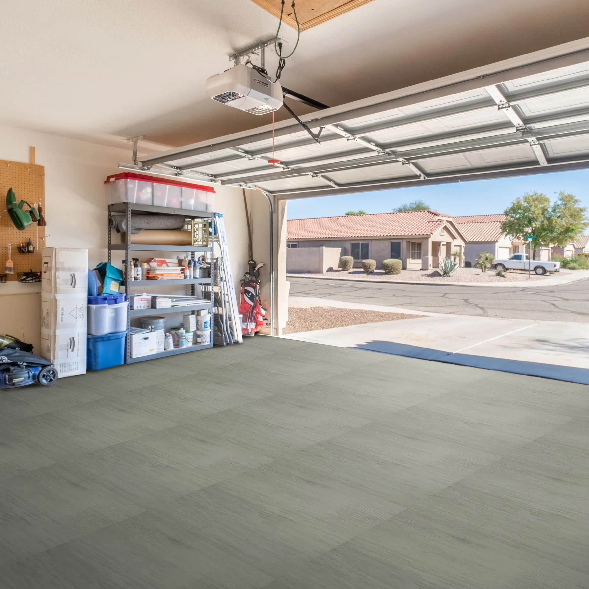 Innovative Grey Vinyl Flooring Vinyl Plank Flooring with Waterproof, Waterproof Wood Grain Foam Floor Tiles, 144 Sq Ft - Gray 24" x... Model D62256