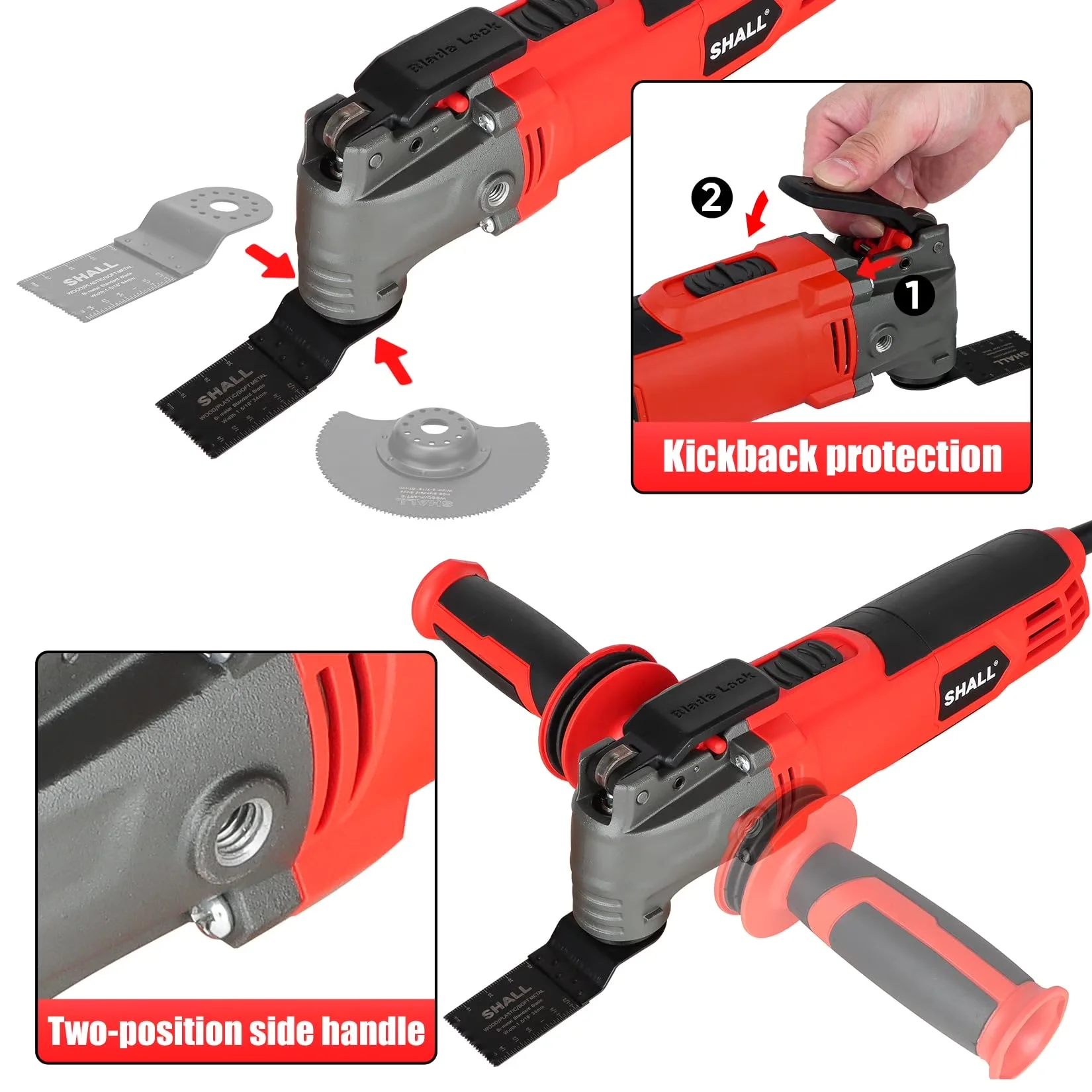 Durable Woodworking with Anti-Slip, Ergonomic Design, Variable Speed - 40Pcs Model 277C00