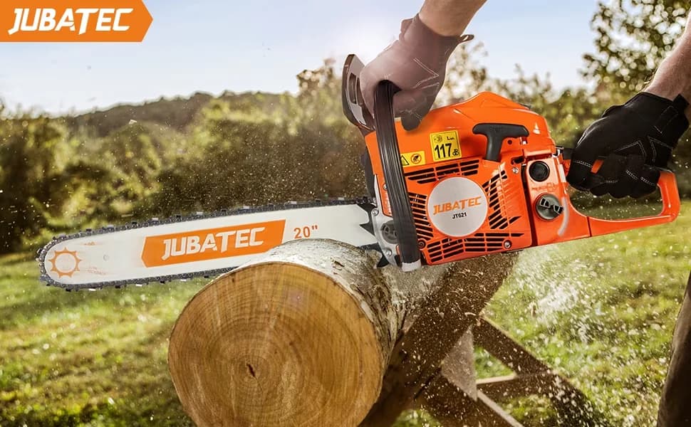 Efficient Chainsaw with Chain Brake - Orange 20 inch for General Purpose Model 72C3A3