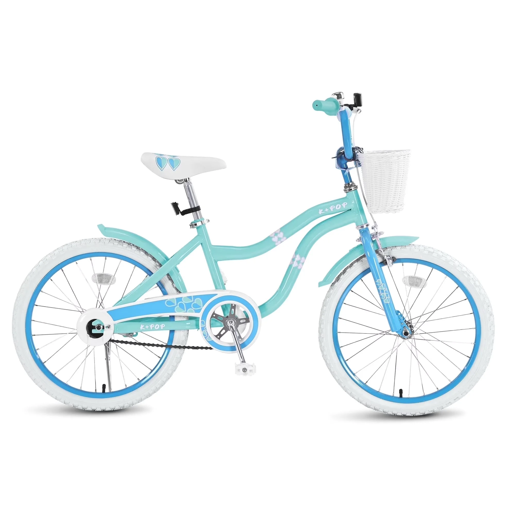 Efficient Kids Bike with Adjustable Seat Height, Green, Fits Riders 4'8" - Green Model D98F21