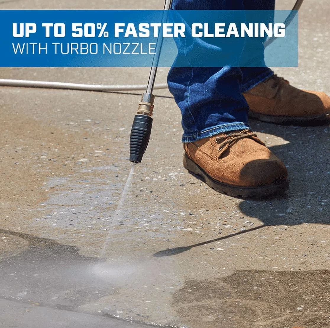 Reliable Pressure Washer with 120V, Interchangeable Wand, 2500 PSI of cleaning power - Model 789B39