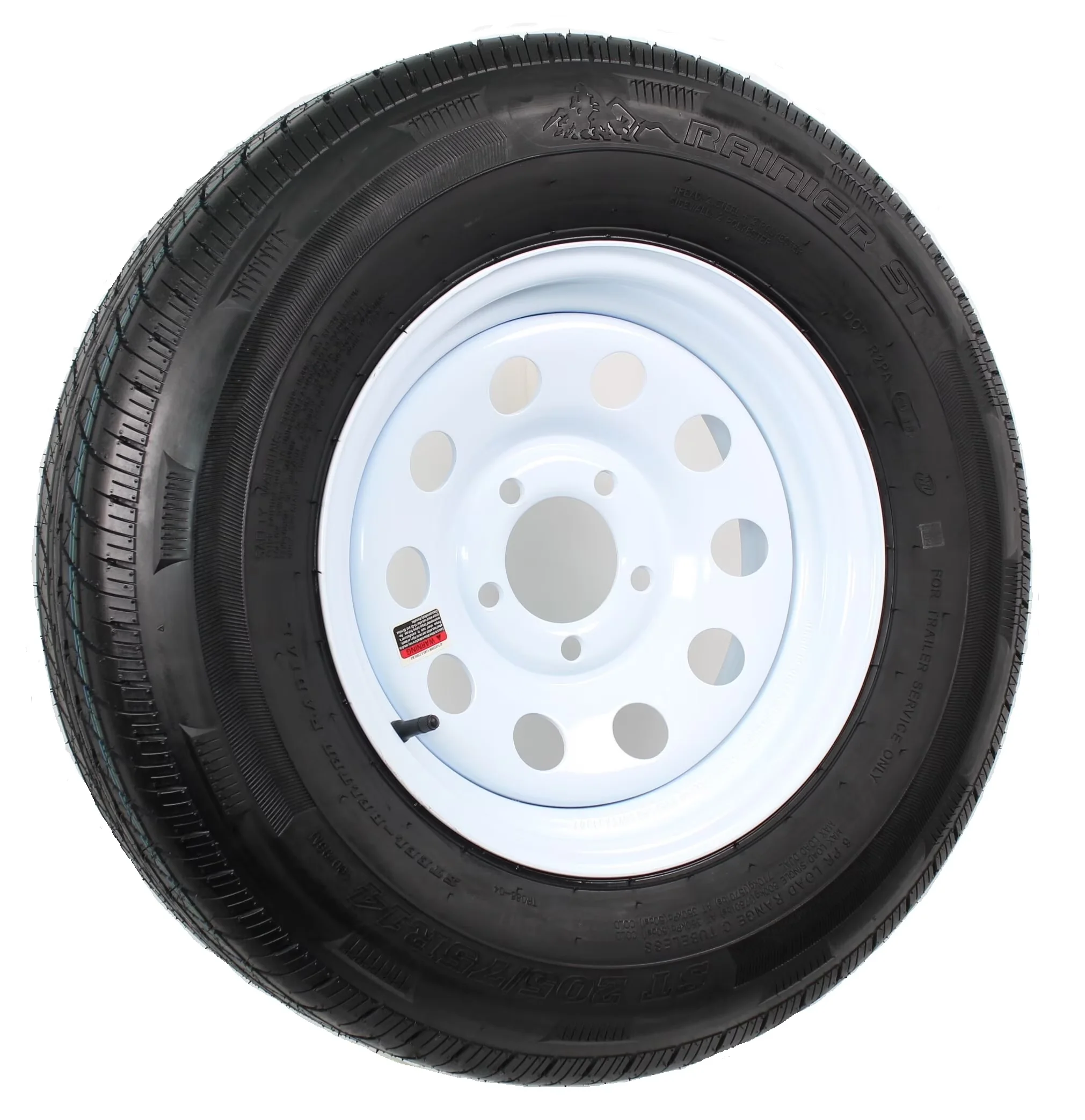 Durable Trailer Tire with Tire Size: 205/75R14 Load Range: C - ST205 - Satisfaction Guaranteed Model 31A11E