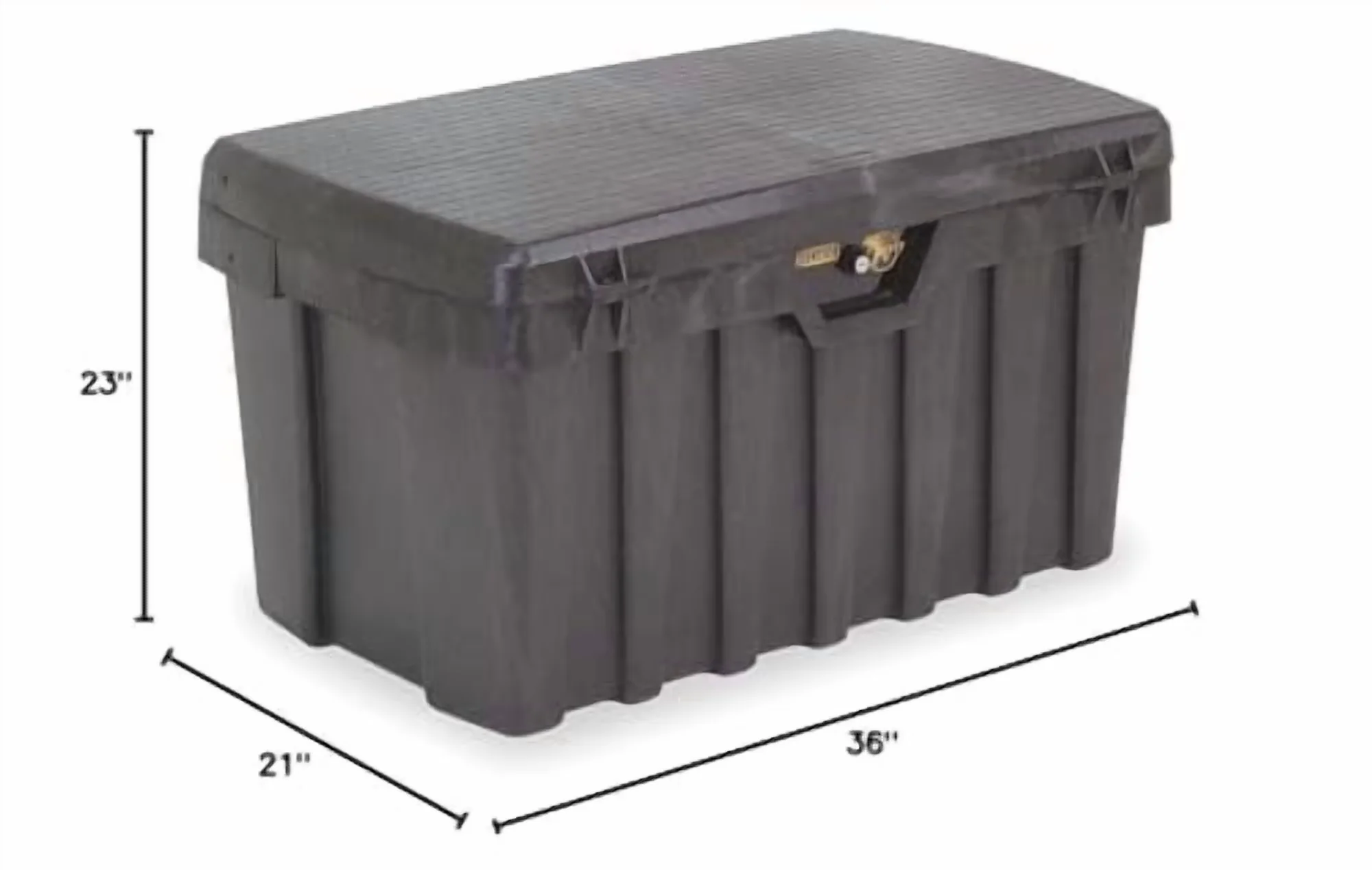 Modern Toolstorage with Portable, 37" Portable Tool Box - Black Structural Foam Model 34F414