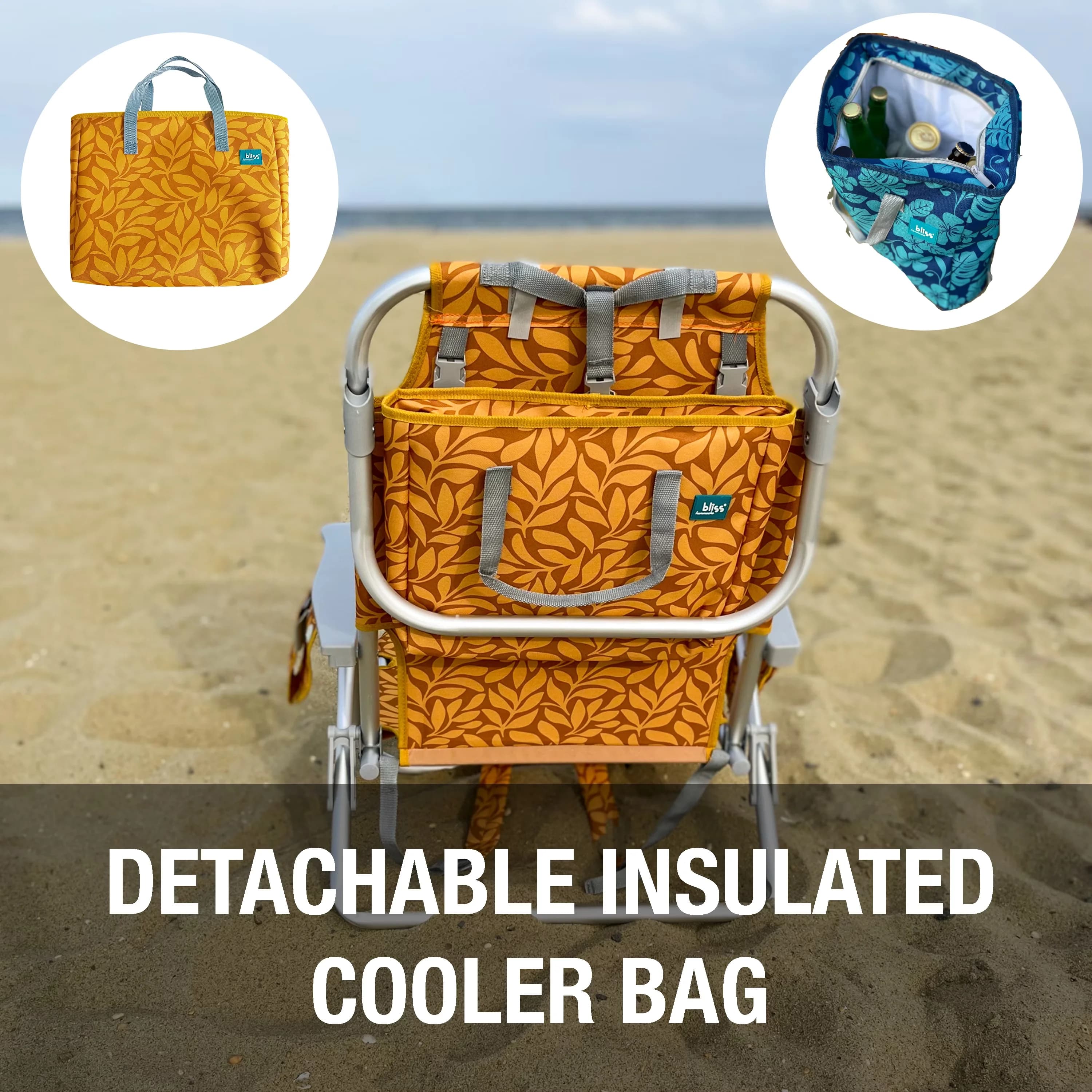 Versatile Beach Chair with Weather-Resistant, Adjustable, Rust Resistant - Aluminum, Polyester Model 680A48