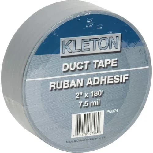 Sleek Paint Tools Supplies - Paint Brushes Rollers Tray with 7.5 Mils, Kleton Utility Grade Duct Tape, Silver - Silver Model 87B9EC