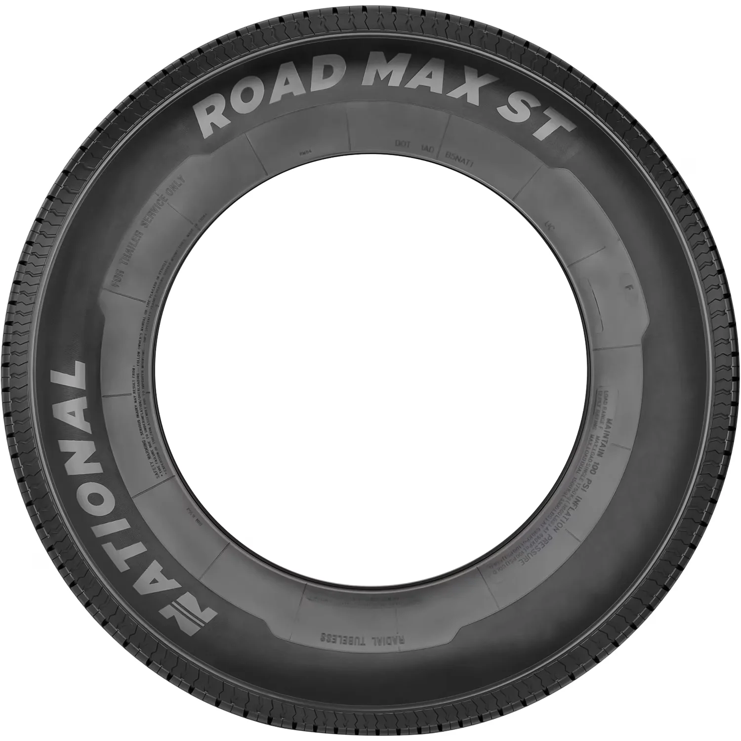 Compact Trailer Tire with Fits Multiple Makes And Models, Size: 205 75R15, Performance: Highway - Model 505E34