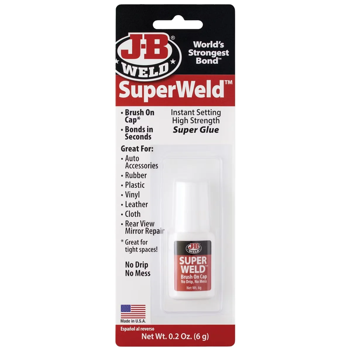 Adhesives Glues In Paint Supplies Tool Efficient with No wase resealable cap keeps glue fresh., No mess precise application - Clear 6 g Model 84E3D8