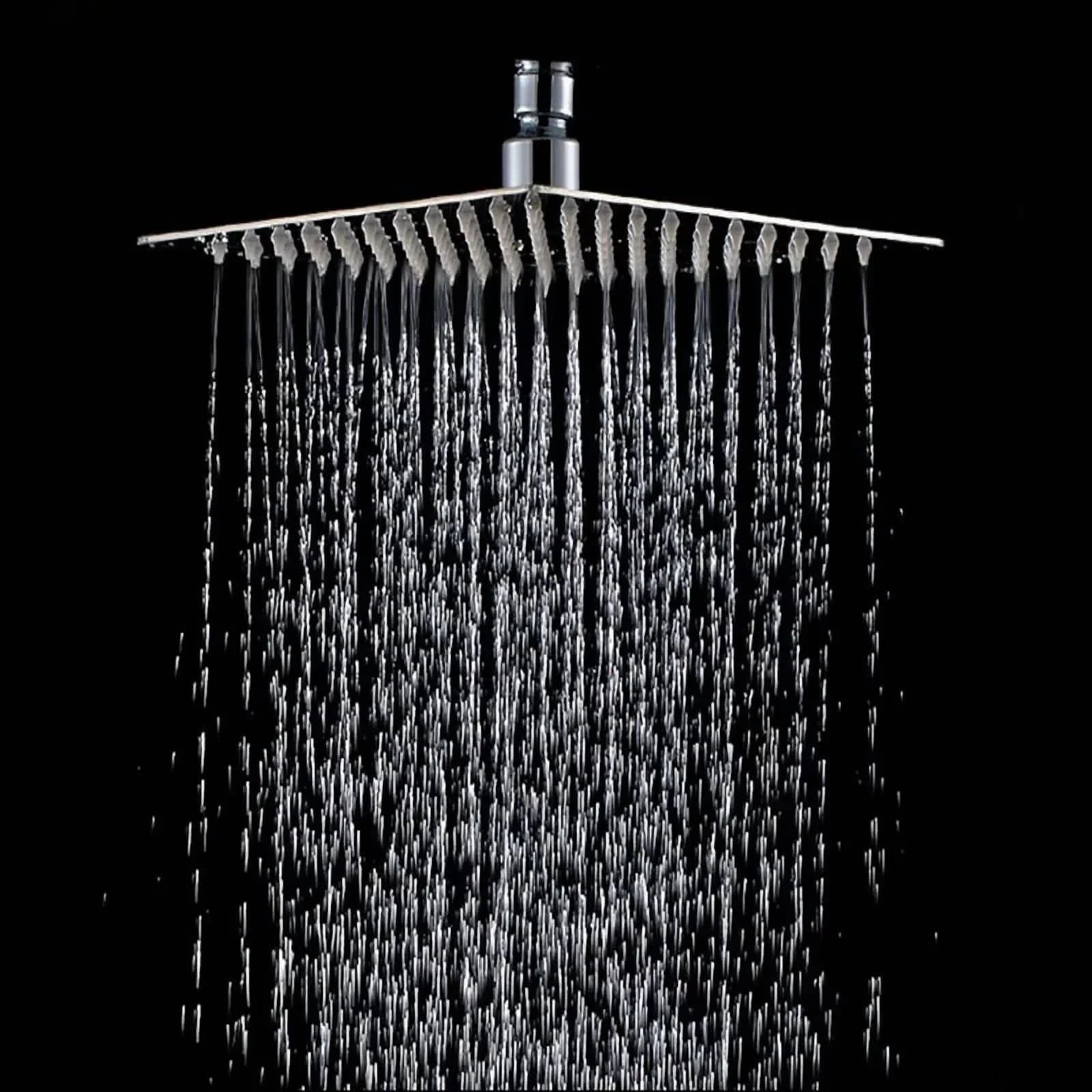 Quality Shower Head with Useful for both indoor and outdoor use. - Stainless Steel Silver Model C76BF2