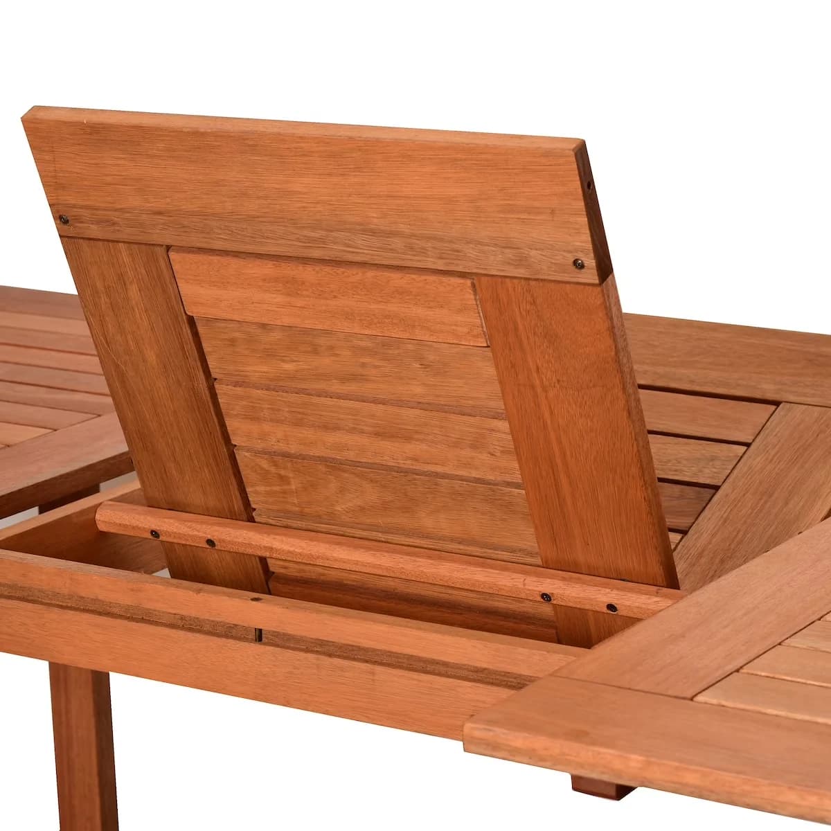 Essential Patio Dining Set with Contemporary, 11-Piece Solid Wood 100% FSC - Eucalyptus Wood White Model 8B7C73