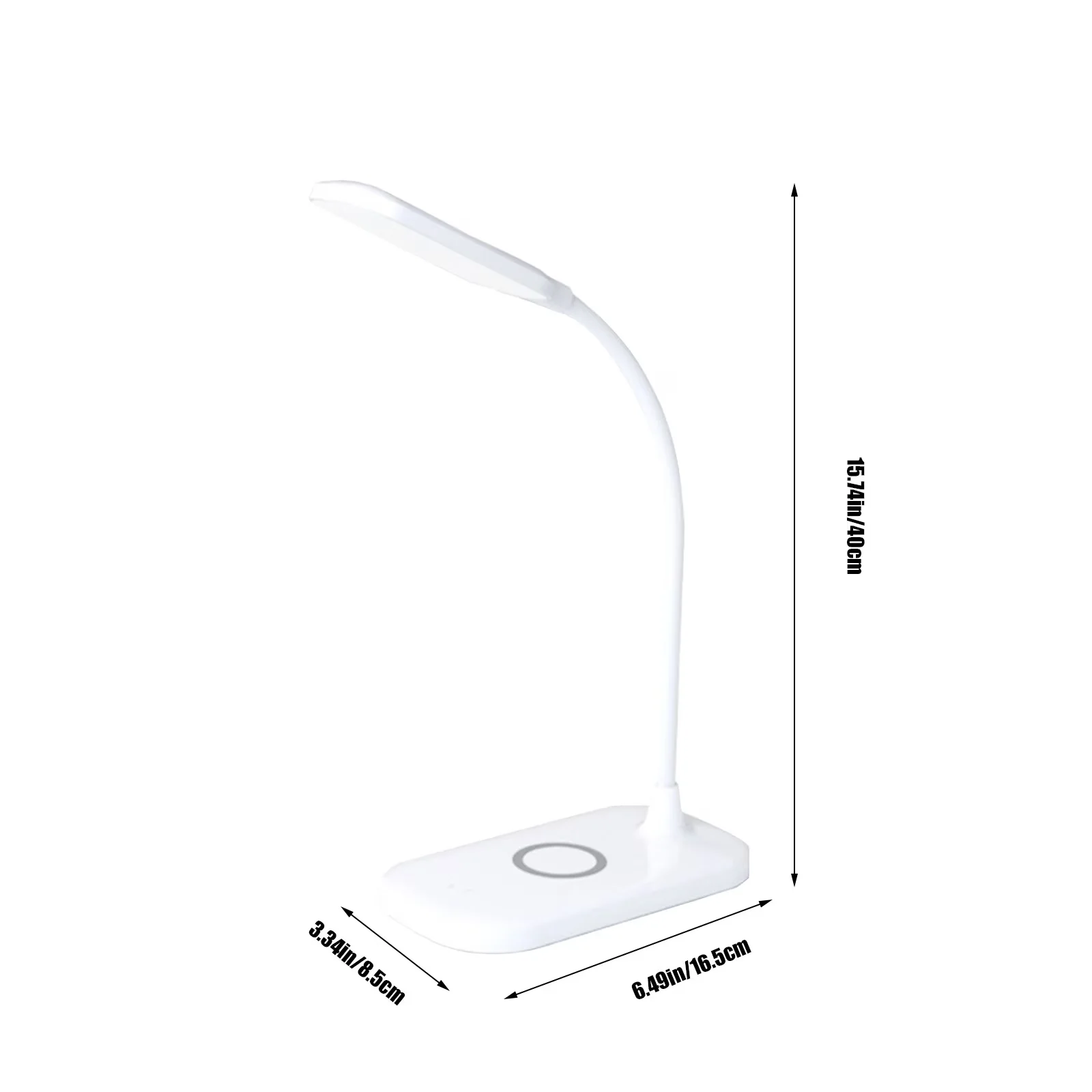 Desk Lamp Essential with LED, 10W, LED Light - Abs, Pc White - Professional Series Model B40B7C