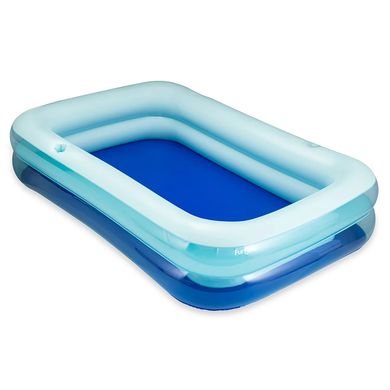 Compact Inflatable Pool with Family Swimming, Age 6 & up, 8.5ft SummerBlock - Blue Model 54F153