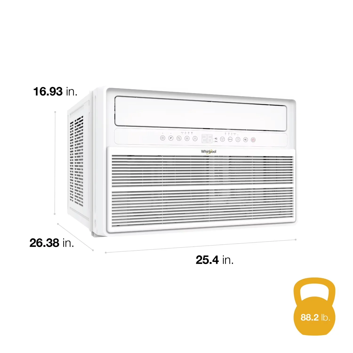 Air Conditioner Efficient with 18000 BTU, 230V, 18000 BTU 230V Window Mounted Inverter - White Model E032C5