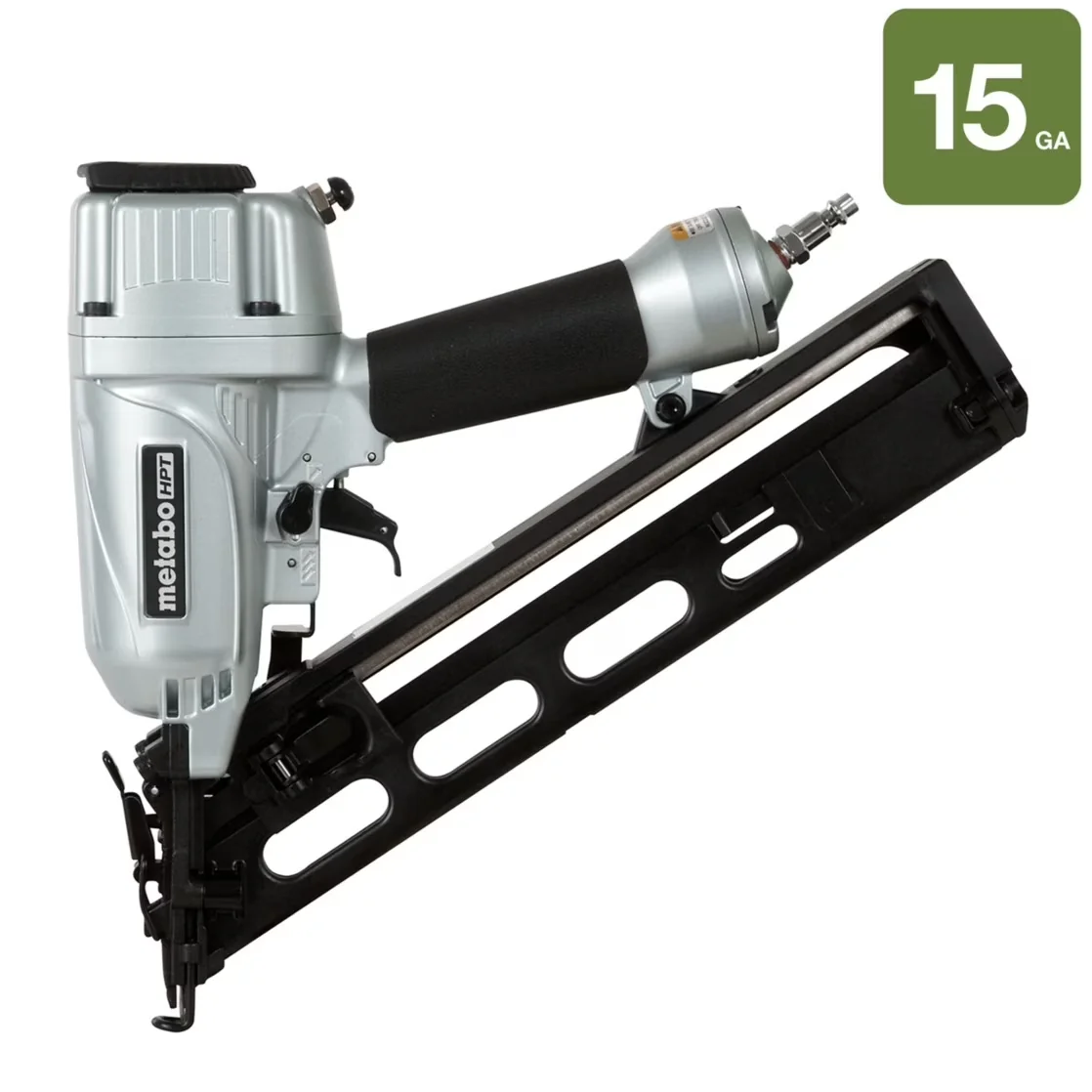Classic Air Tools Compressor with Lightweight, Adjustable, Pneumatic 15-Ga Angled Finish Nailer - Multicolor Model A0D2F2
