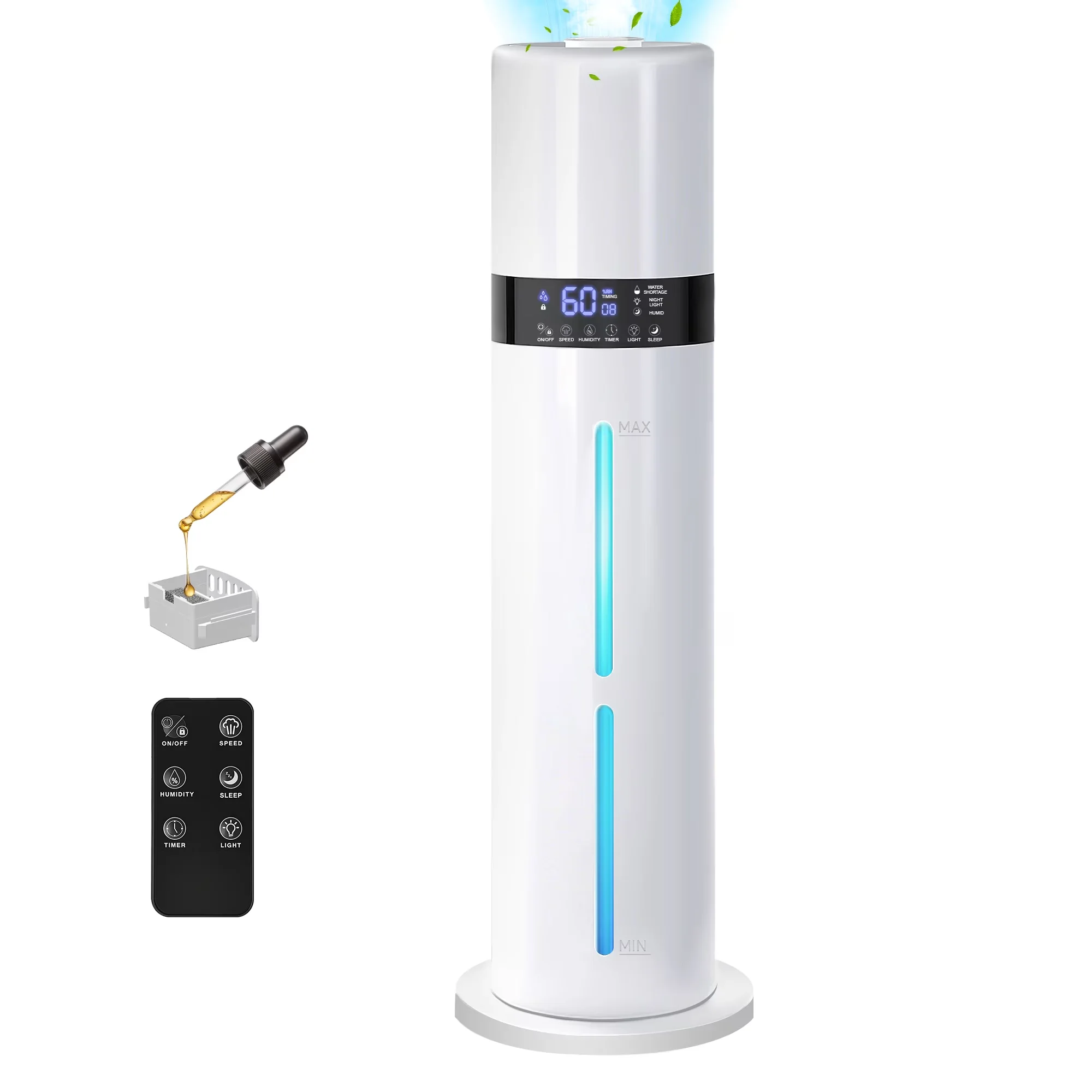 Versatile Humidifier with Adjustable Humidistat for Bedroom - Easy to Use Model 4BEDC9