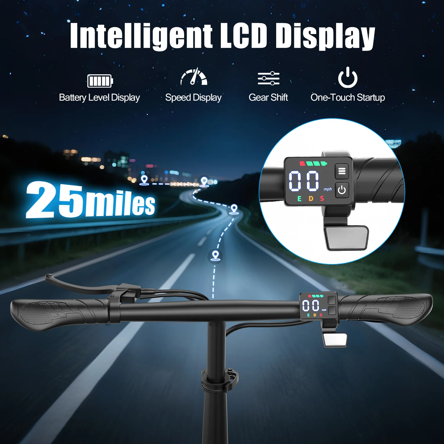 Versatile Scooter with 1200W, 48V, Seat - Alloy Steel for Travel K10 - Traditional Style Model A4F694