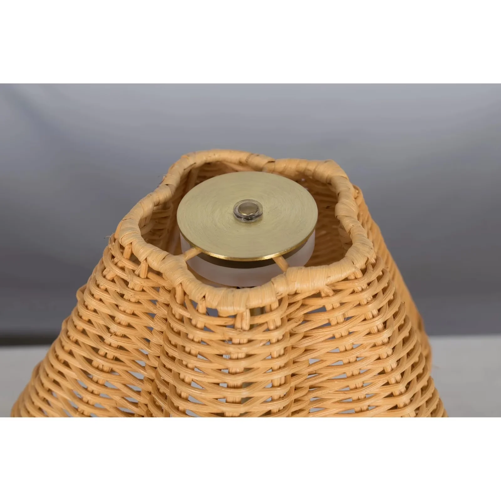 Lamp Classic with Battery, Transitional - Multicolor Rattan for Living Room, Bedroom Model 3A019F