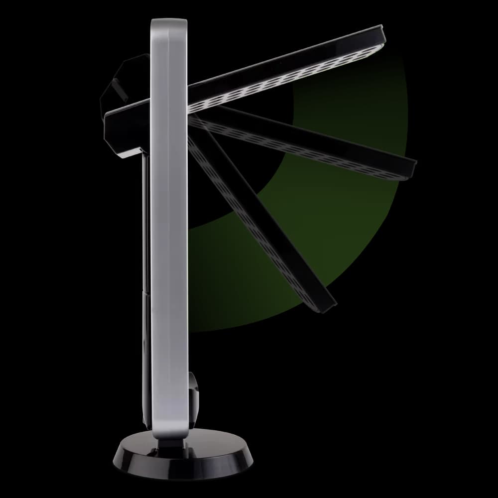Innovative Desk Lamp with LED, Battery, LED Mobile - Plastic Black - Standard Series Model 713F3D