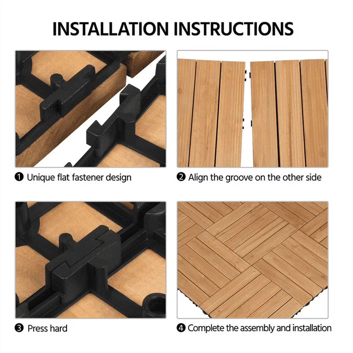 Stylish Grey Vinyl Flooring Vinyl Plank Flooring with Interlocking, Residential Use - Fir, Wood, Plastic, Pvc for Patio, Garden Model 291636