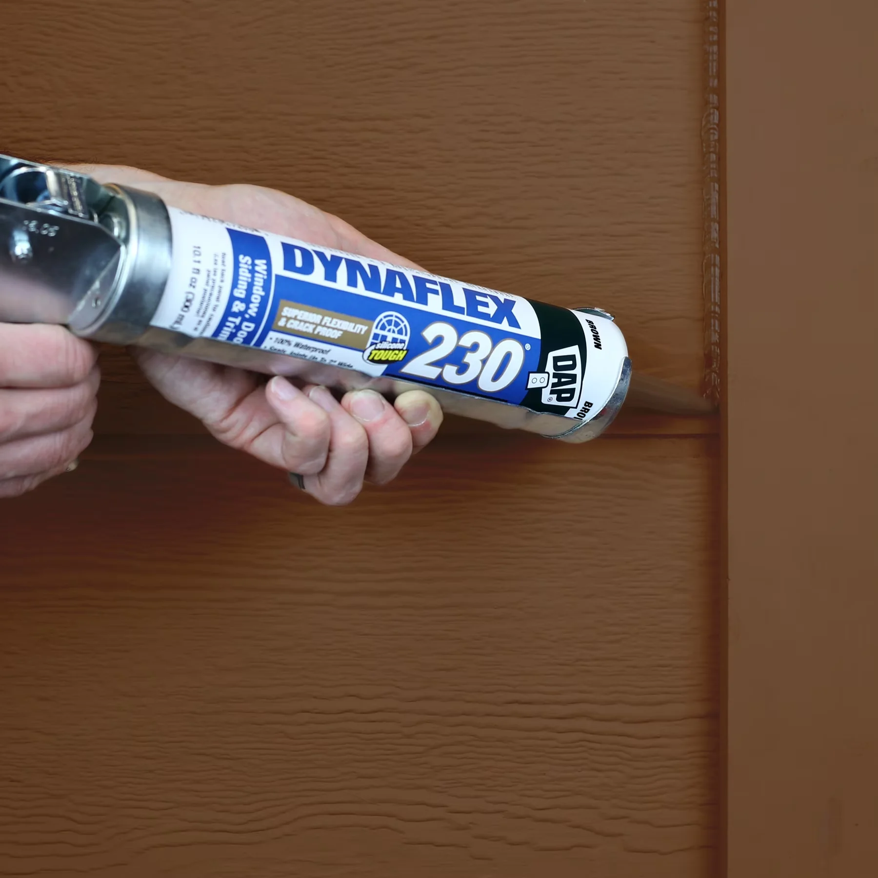 Reliable Adhesives Glues In Paint Supplies Tool with Waterproof, Door and Trim Latex Caulk - Brown Model 7A0DA6