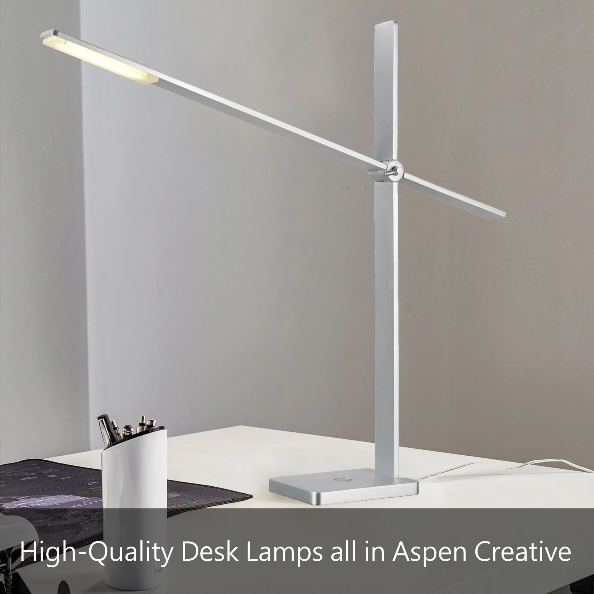 Table Lamp Sleek with Incandescent, Accent Lamps, 14-1/2" H Ceramic in Mint - Ceramic Blue Model A7BAE0