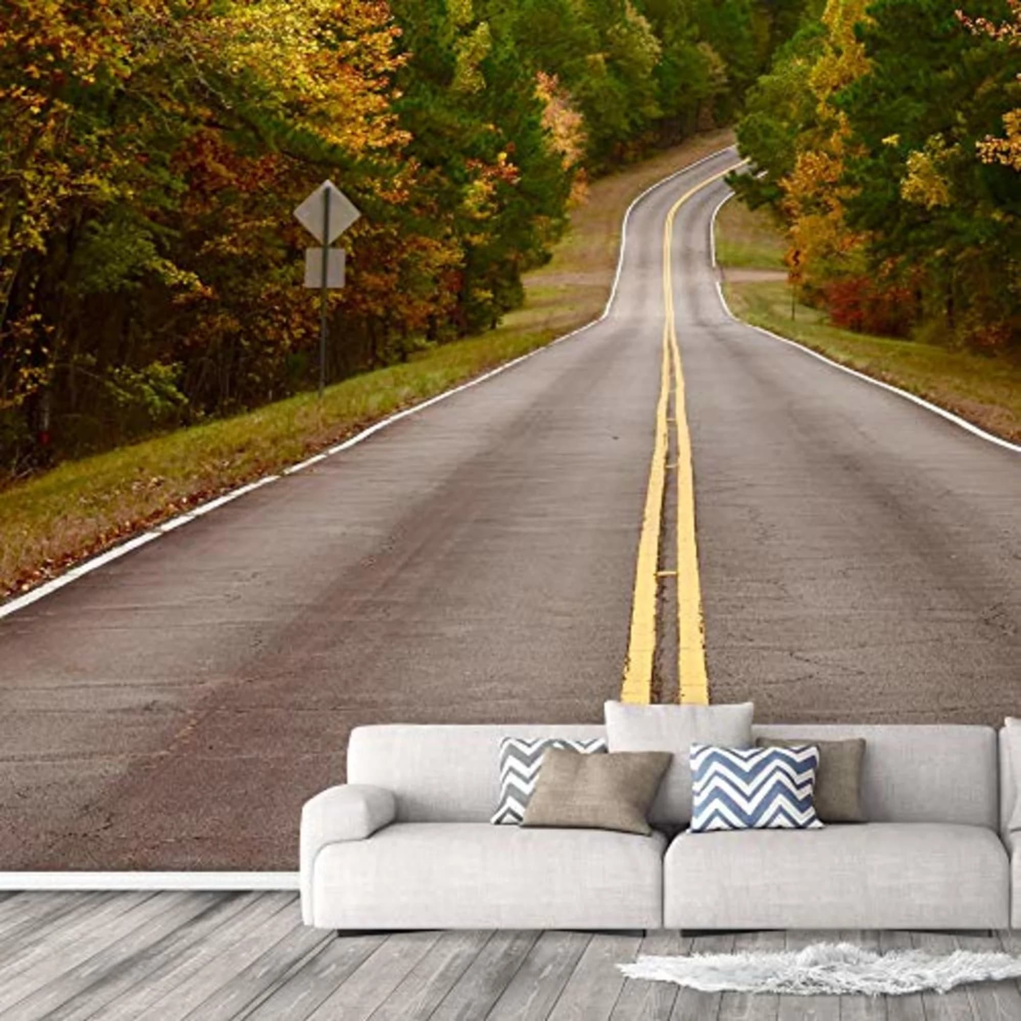 Reliable Wallpaper with Removable - Vinyl Classic-1909-Y18 for Home 6pcs Model 28A861