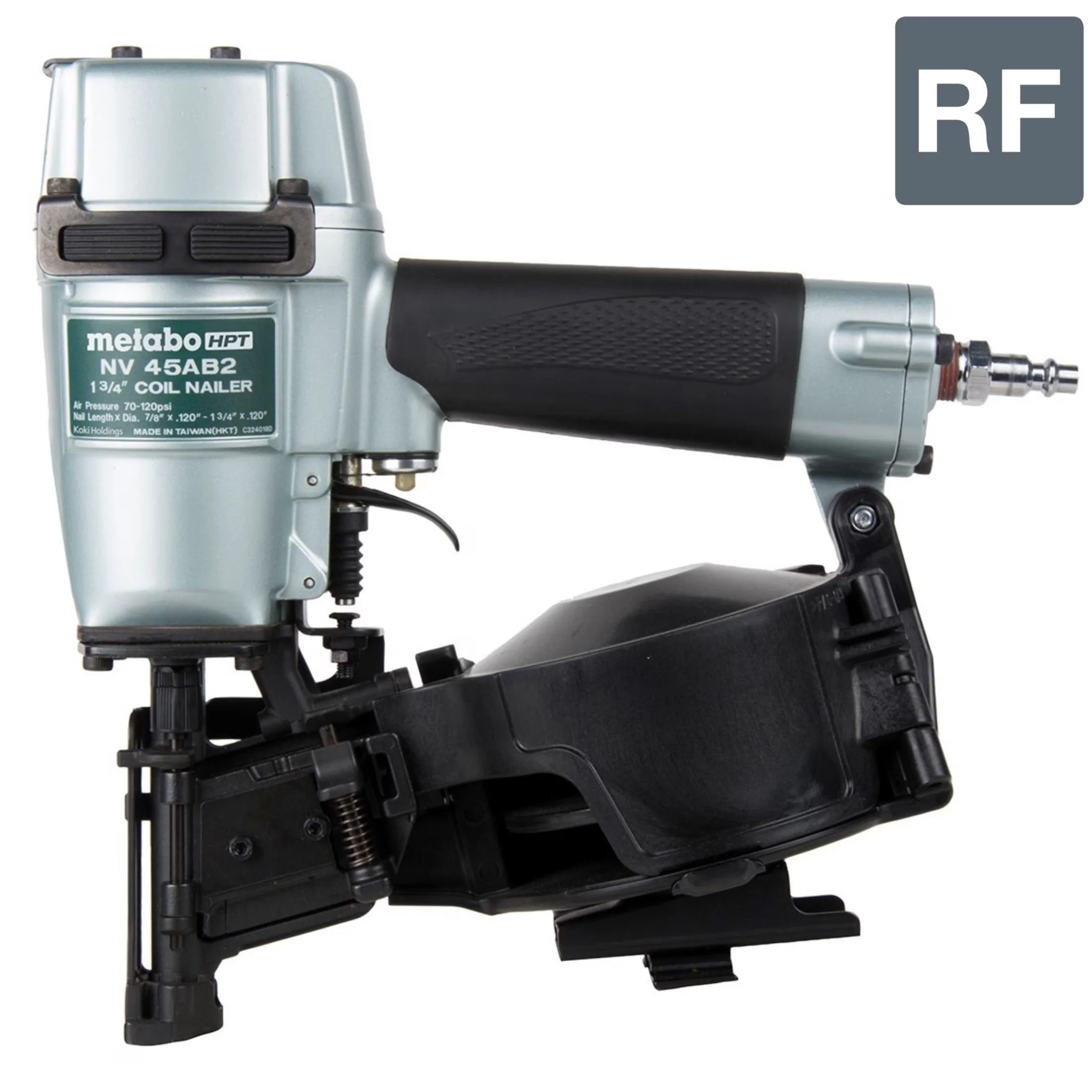 Compact Air Tools Compressor with Lightweight, Roofing Nail Tool - Multicolor Model 44D538