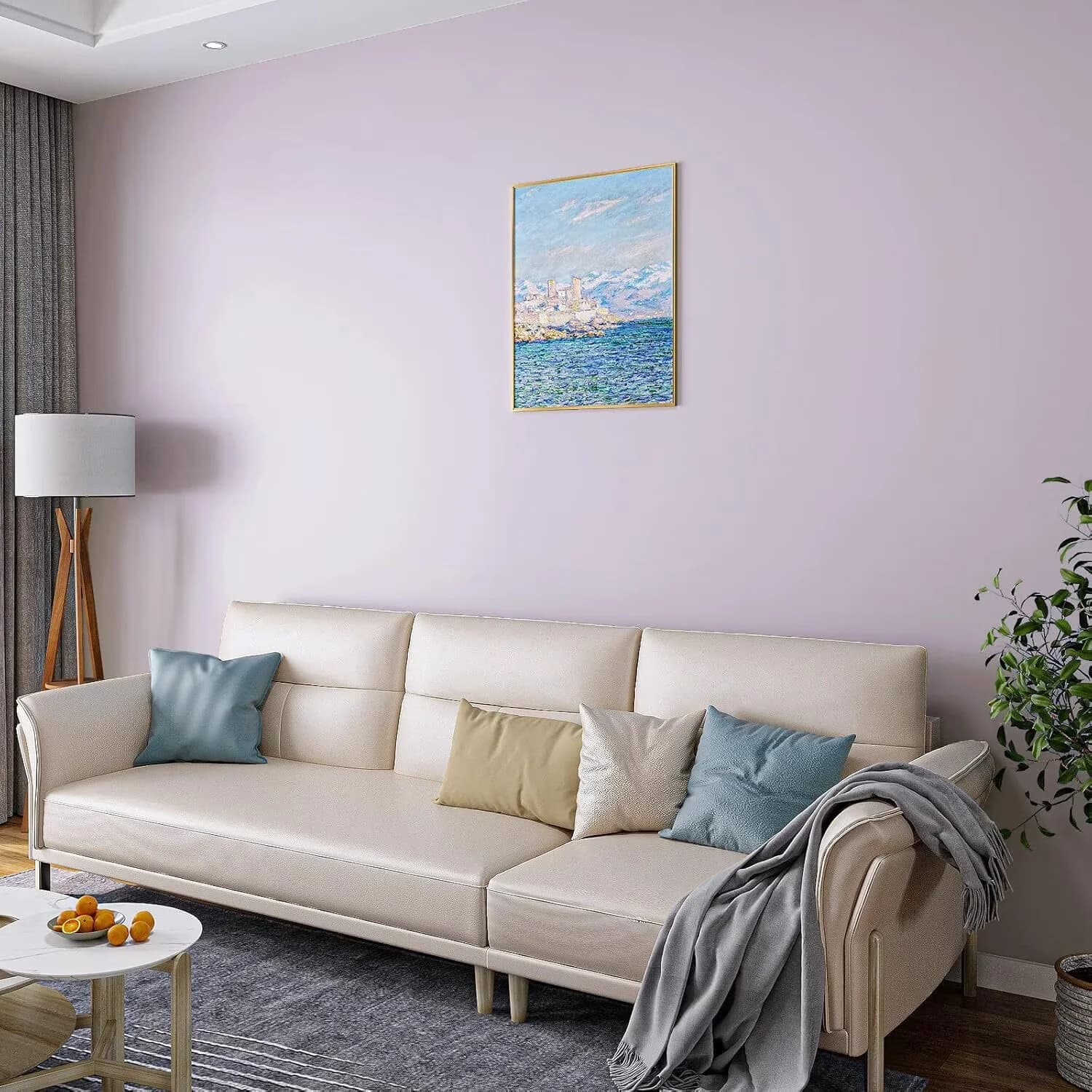 Wallpaper Professional with Removable, Easy To Clean - Vinyl Purple Light Model 99DE13