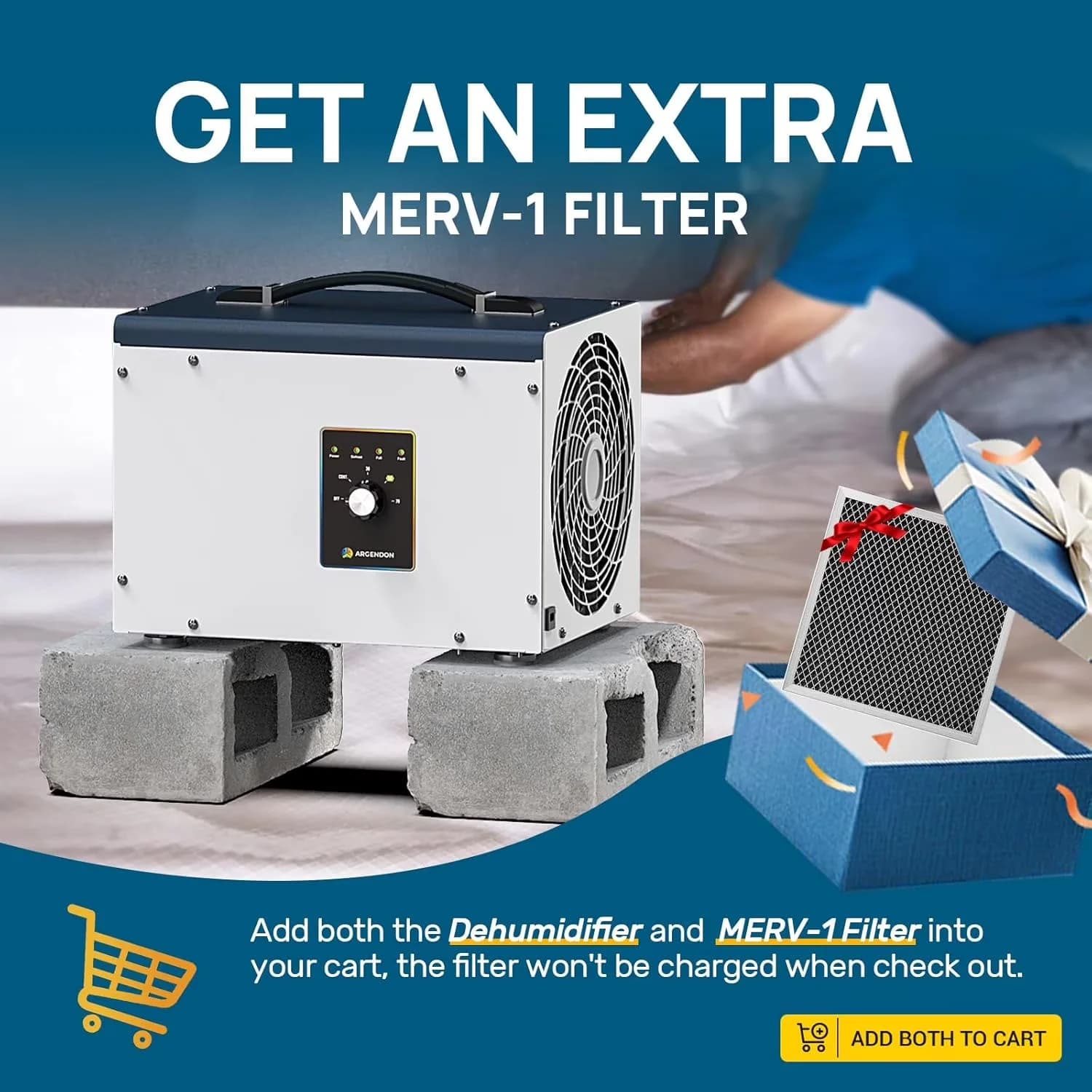 Classic Dehumidifier with Automatic Shut-Off, Built-In Pump, ProductSpecifications - Model 90DAC9