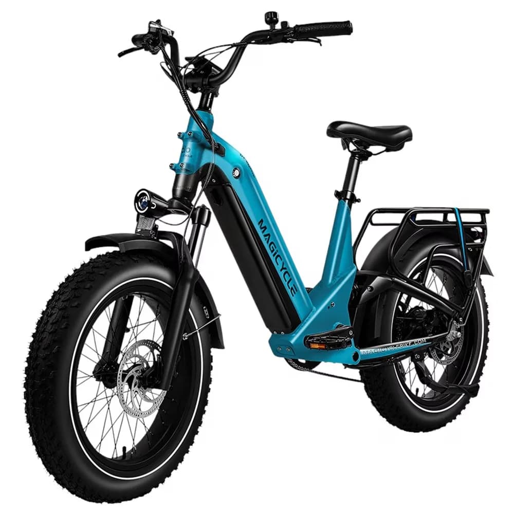Premium Electric Bike with Battery, 1000W, 52V - Blue - Easy to Use Model 679E69
