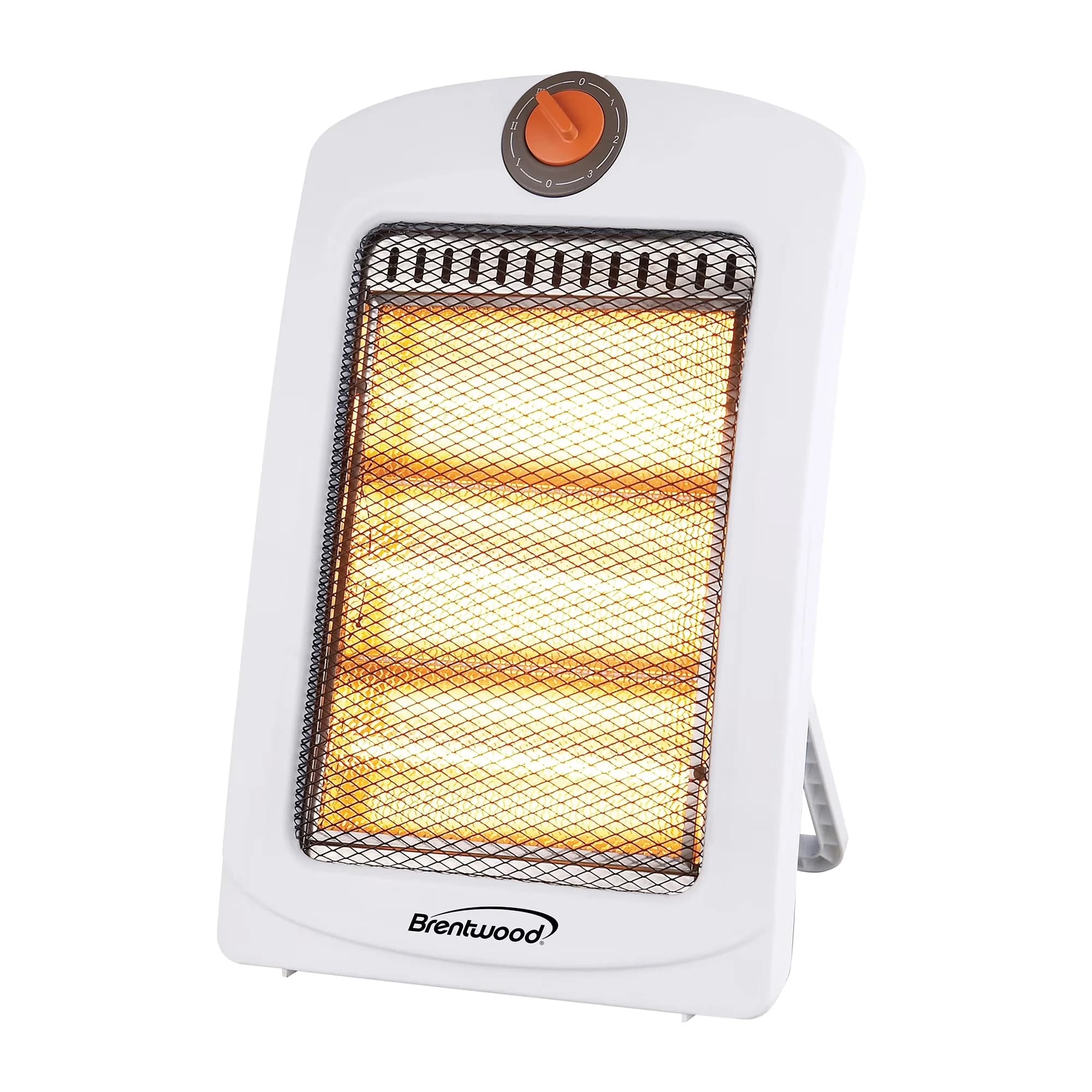 Stylish Portable And Electric Space Heater with 1000W, Automatic Shutoff - White Model 0C60DC