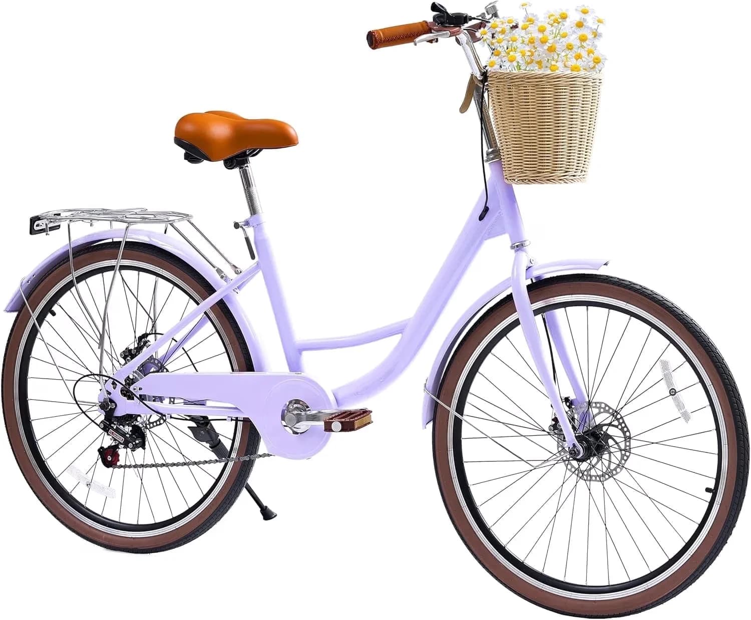 Professional Cruiser Bike with Adjustable Speed, Adjustable Height - Purple Model 0FB451