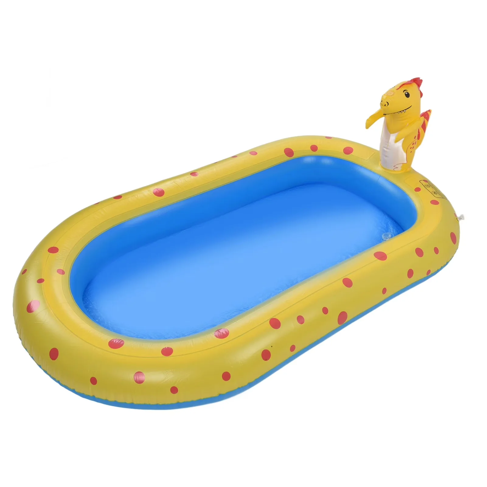 Premium Inflatable Pool with Dinosaur Sprinkler - 26in - Built to Last Model 7EB1BA