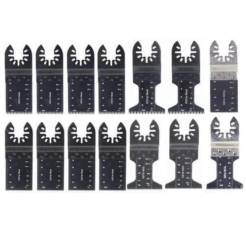Essential Power Tool with Useful for both indoor and outdoor use., 14 Pcs Oscillating Multi Saw Blade - Model BF5739