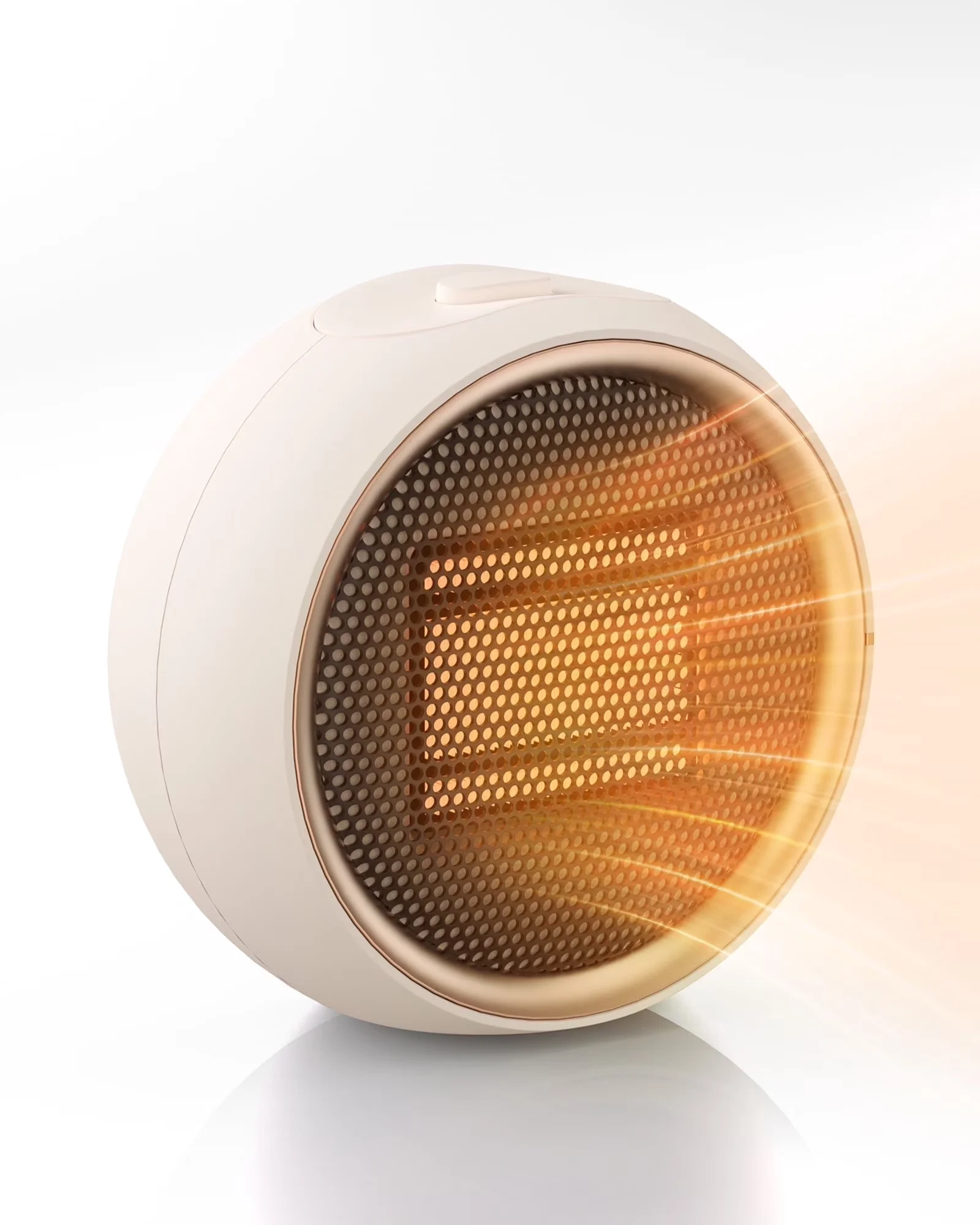 Stylish Portable And Electric Space Heater with Automatic Shutoff, Adjustable, Heaters - White Model 98F96F