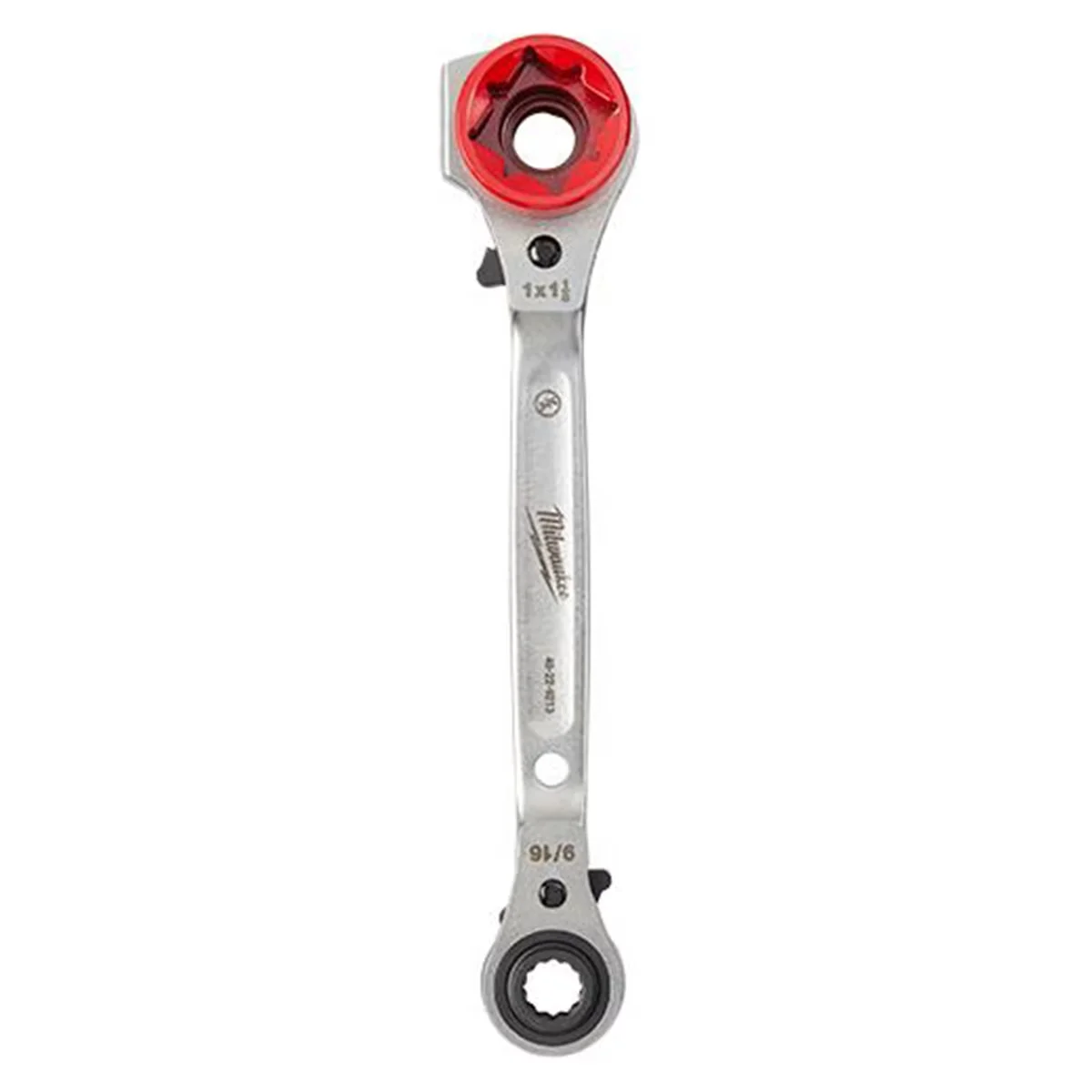 Premium Hand Tool with Lanyard hole, Most durable ratchet, Lineman�s 5in1 Ratcheting Wrench - Black Model E64231