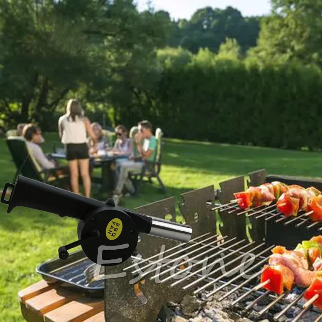 Efficient Combo Grill with Portable - As The Picture Show Plastic Handheld Model DF2C3A