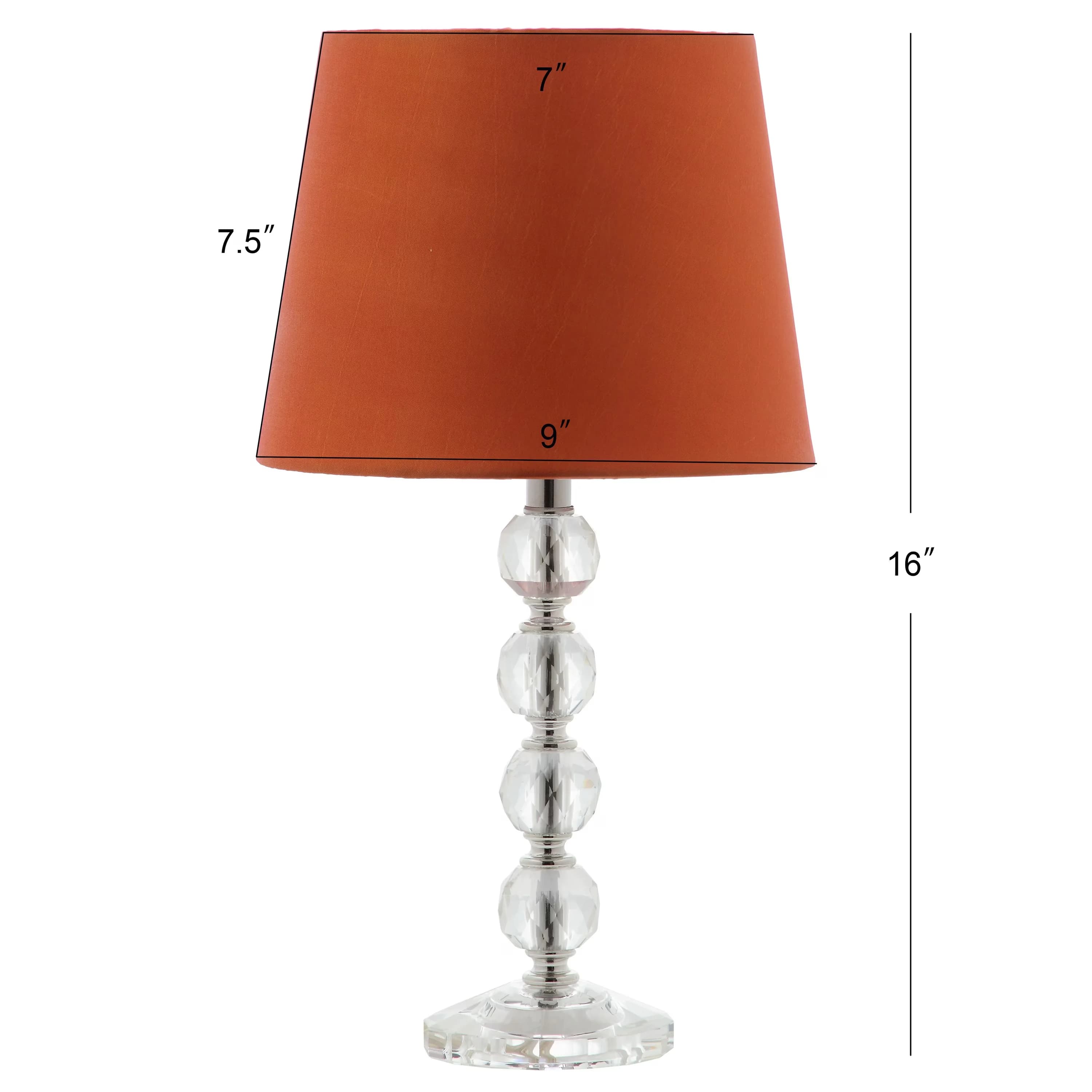 Lamp Set Compact with Modern, Durable frame for long lasting longevity, Color: Clear - Multicolor Crystal Model D6F4CD