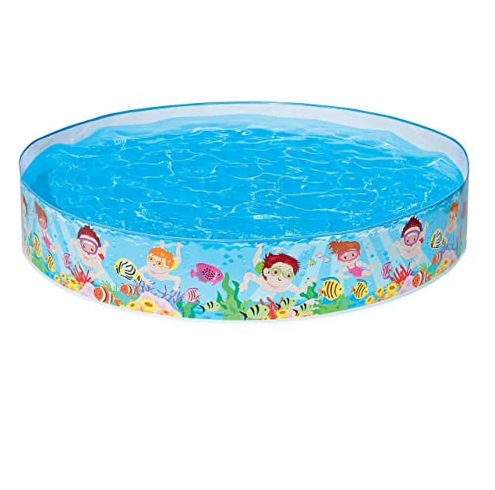 Classic Inflatable Pool with Folds down for easy storage., Snapset - Multicolor Model DAF27C