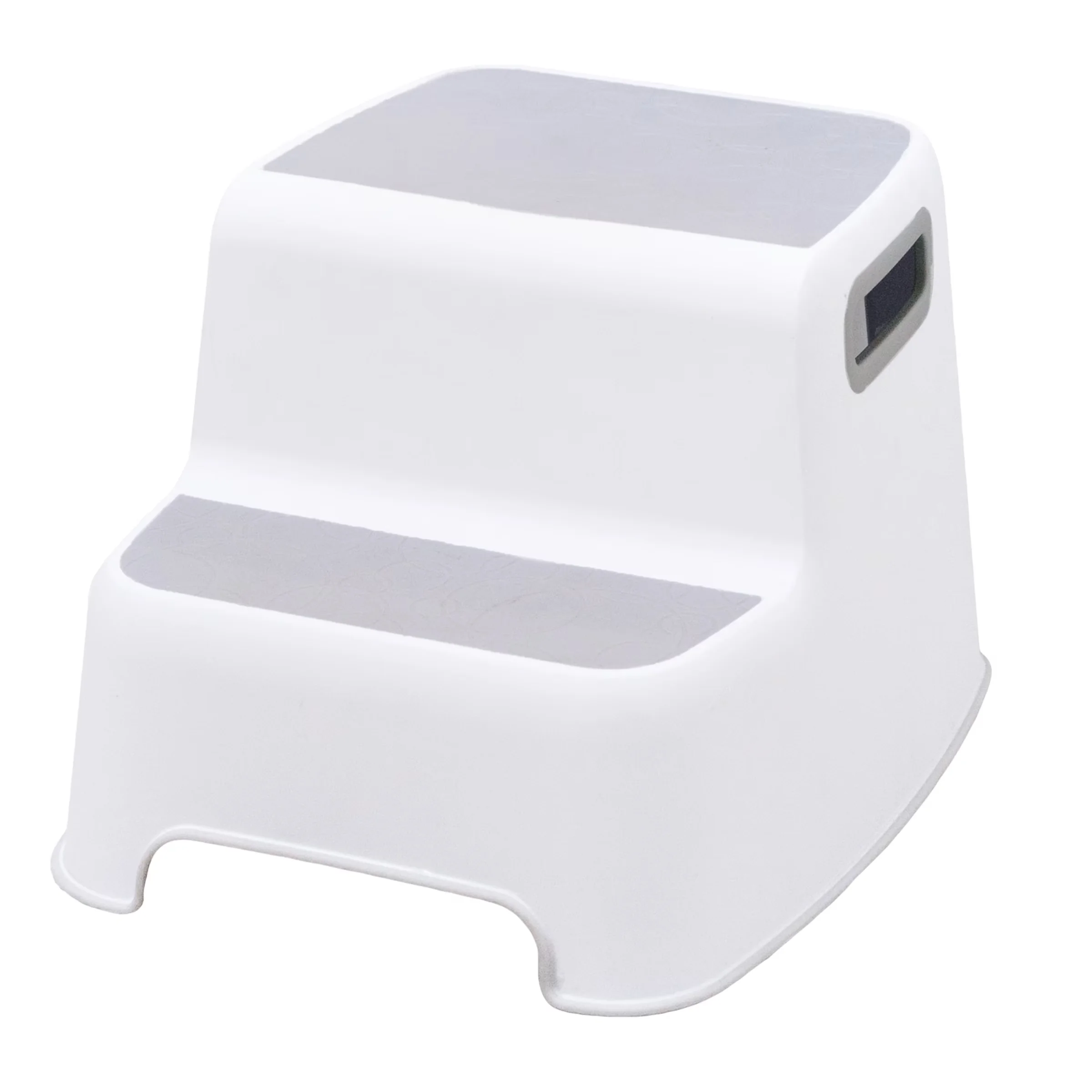 Essential Ladders And Step Stool with Anti-Slip, Wide 2, NON TOXIC: PVC, BPA and Phthalate free - Plastic White Model CBDE3D