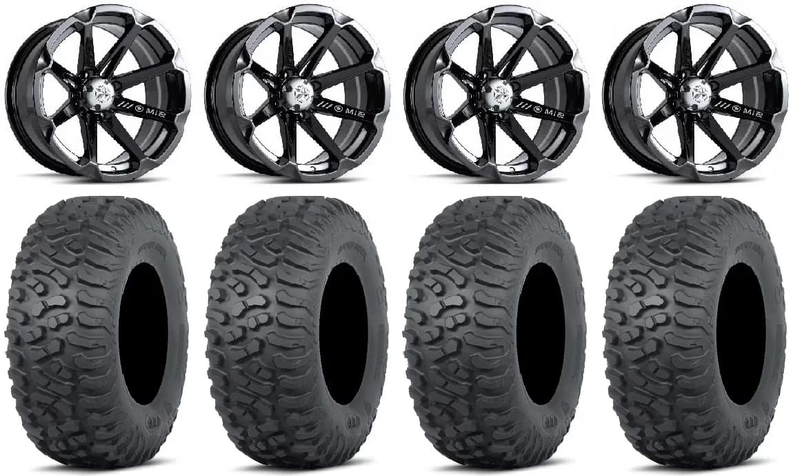 Sleek Atv Tire with Maverick X3 900 HO (2018), Maverick X3 (2017-2023) - Alloy Non-Beadlock Model 360A15