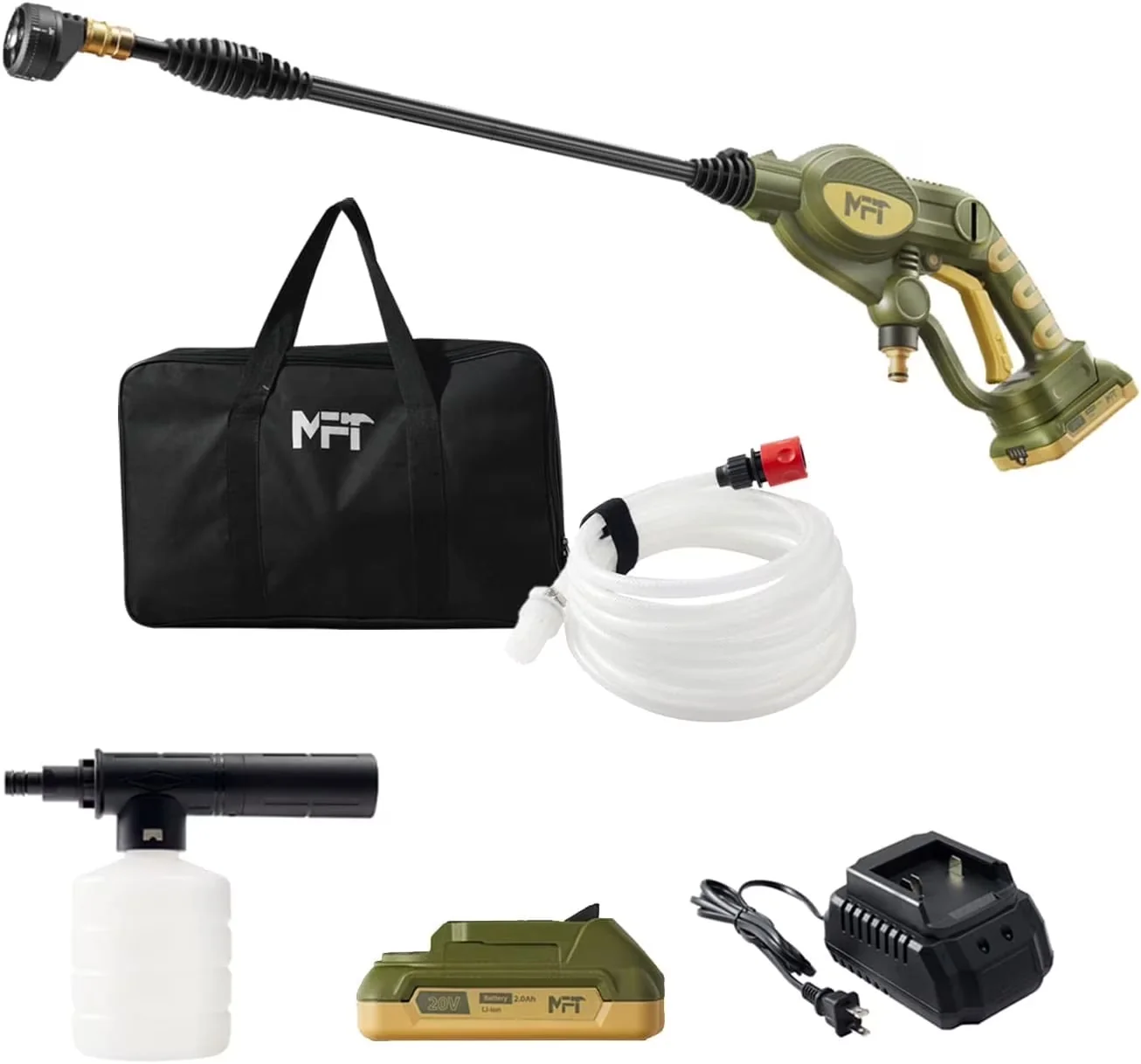 Classic Pressure Washer with Battery, 20V, 20V Cordless - Rustic Charm Model 8AE643