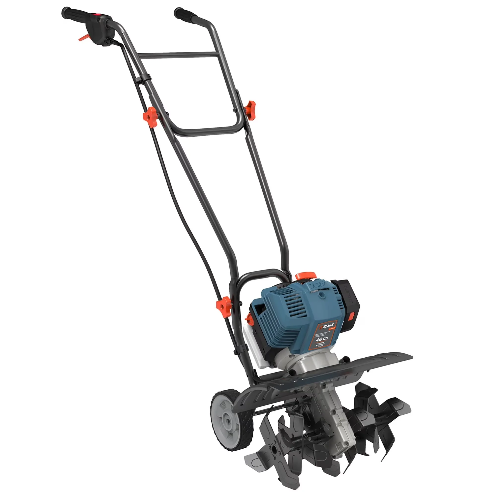Classic Trillers Cultivator with 15" Width, Blue, 4QL Gas Tiller TL4QL-L1 - Model B6BB6D